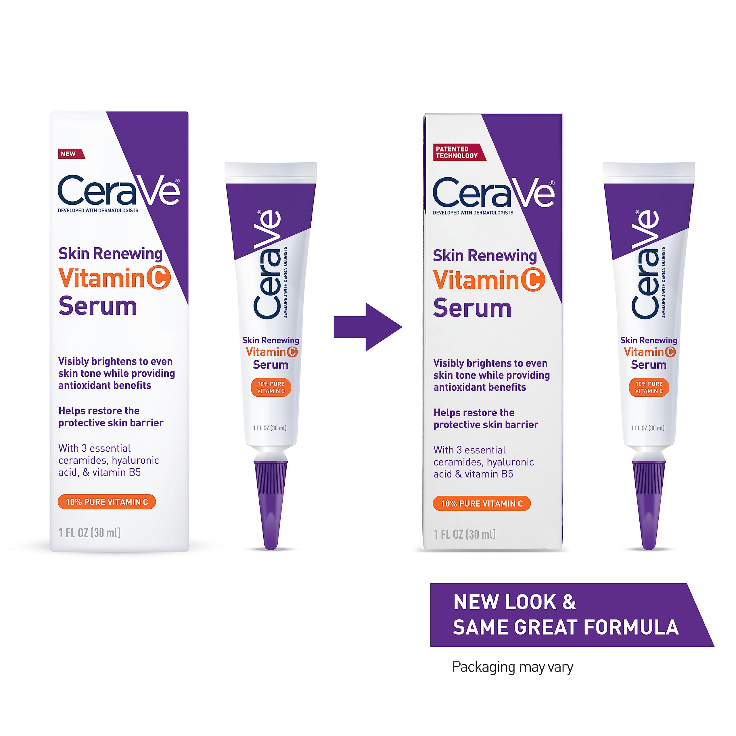 CeraVe Vitamin C Serum with Hyaluronic Acid | Skin Brightening Serum for Face CeraVe buy supplements canada