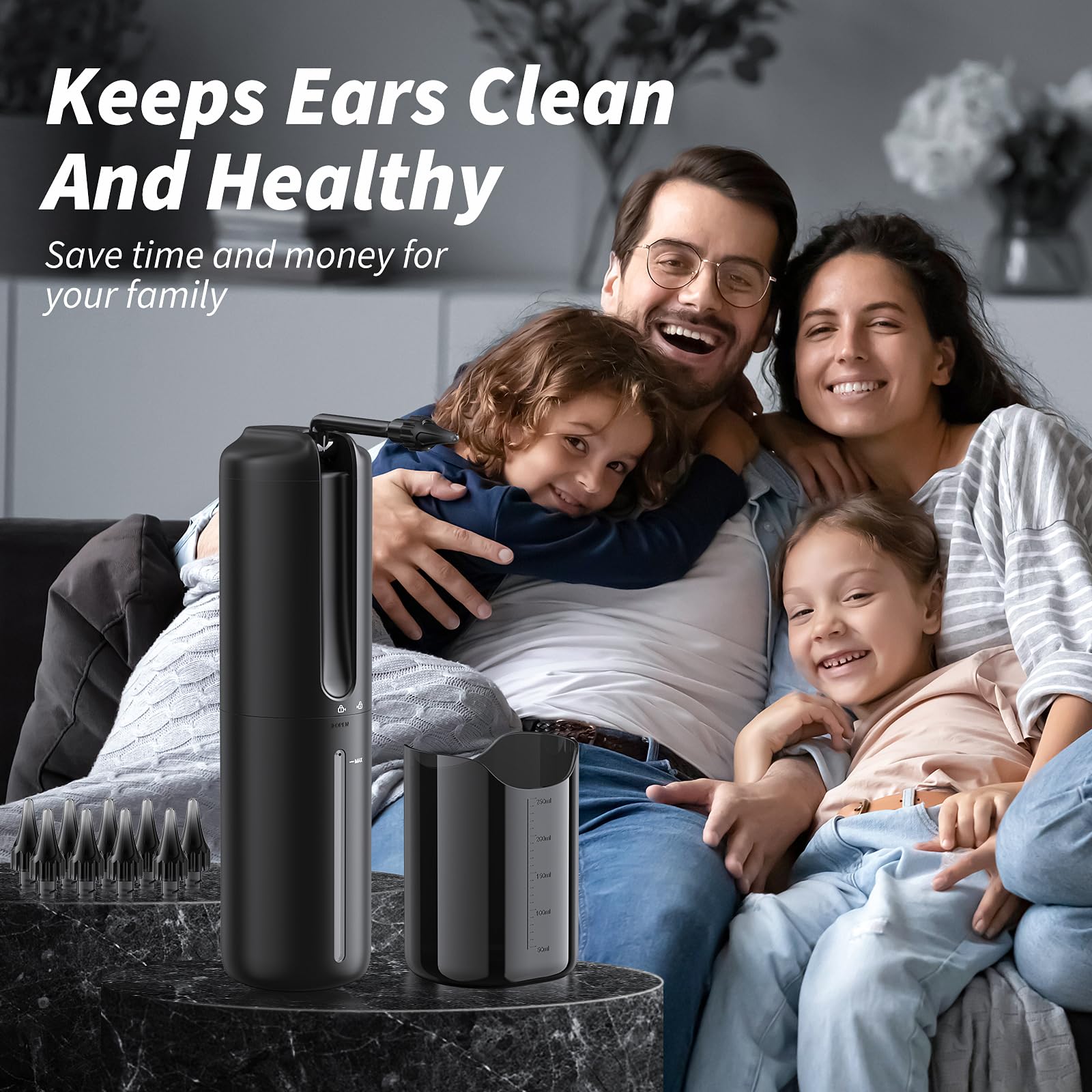 Ear Wax Removal - Electric Ear Irrigation Flushing System - Water Powered Ear Lebbtl buy supplements canada