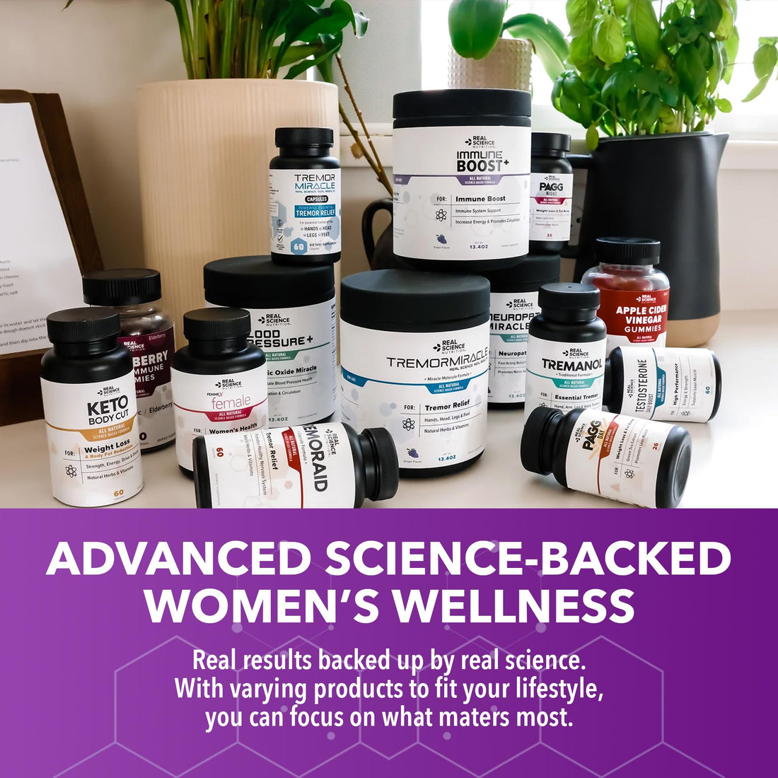 Real Science Perimenopause Supplements for Women for Hormone Balance & Energy Support – Nitric Oxide Formula with Vinitrox, GABA & Essential Vitamins for Hot Flashes, Mood & Energy – 60 Caps Real Science Nutrition buy supplements canada