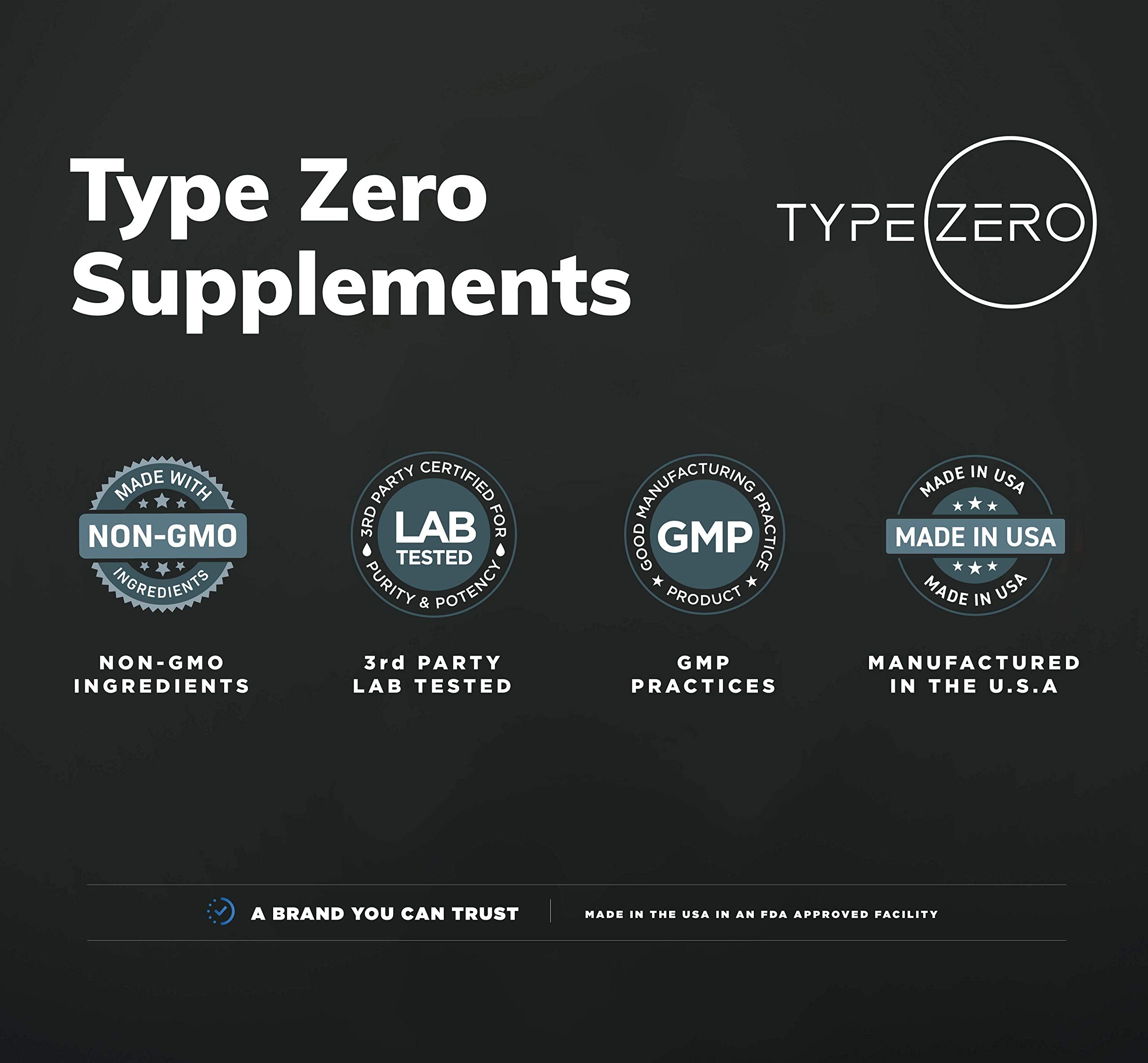 Type Zero Ultra Clean Alpha GPC Choline Supplement (600mg | 90 Capsules) Soy Free, Non-GMO Nootropics Alpha GPC 600mg / 300mg; Alpha-GPC Brain Memory and Focus Supplements Type Zero buy supplements canada