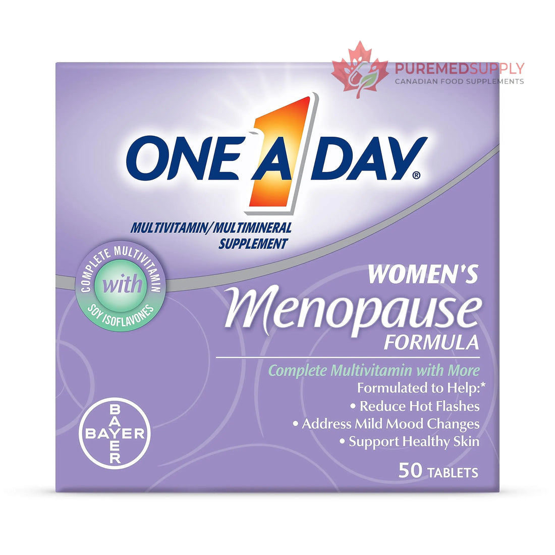 One A Day Women's Menopause Multivitamin with Vitamin A, Vitamin C, Vitamin D, Vitamin E and Zinc for Immune Health Support, Bone health, 50 Count ONE A DAY buy supplements canada