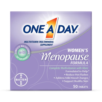 One A Day Women's Menopause Multivitamin with Vitamin A, Vitamin C, Vitamin D, Vitamin E and Zinc for Immune Health Support, Bone health, 50 Count (Packaging May Vary) ONE A DAY buy supplements canada