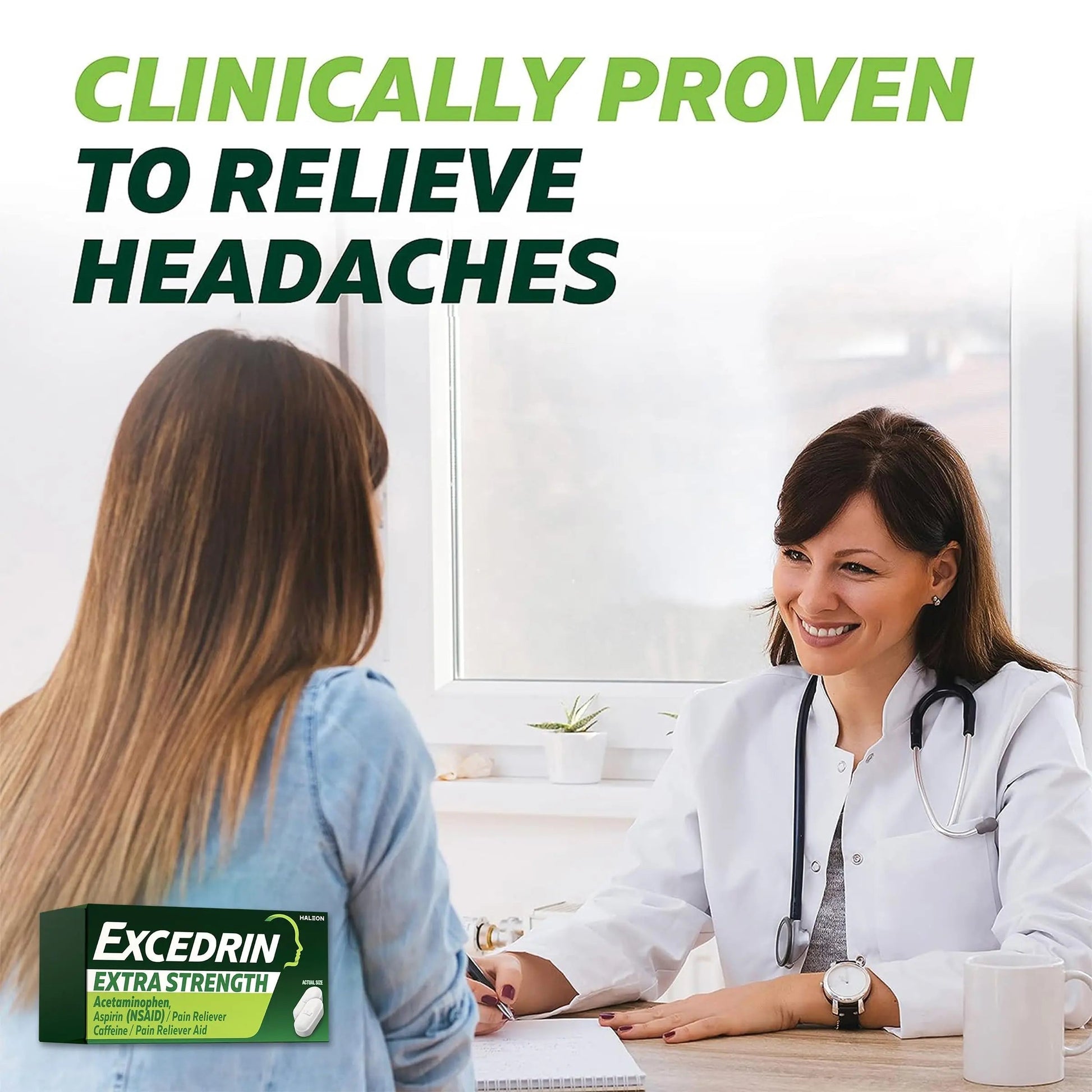 Excedrin Extra Strength Caplets for Headache Pain Relief, Acetaminophen 250mg, Aspirin 250mg, Caffeine 65mg, Pain Reliever, 24 count Excedrin buy supplements canada