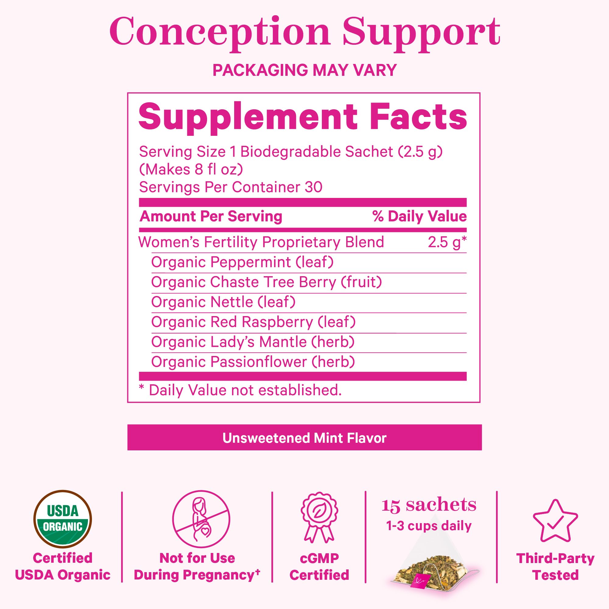 Pink Stork Fertility Bundle for Women – Conception Tea + Prenatal Vitamin Support with Inositol, Vitex, Folate & Ashwagandha – Supports Hormone Balance, Cycle Health & Preconception Wellness Pink Stork buy supplements canada