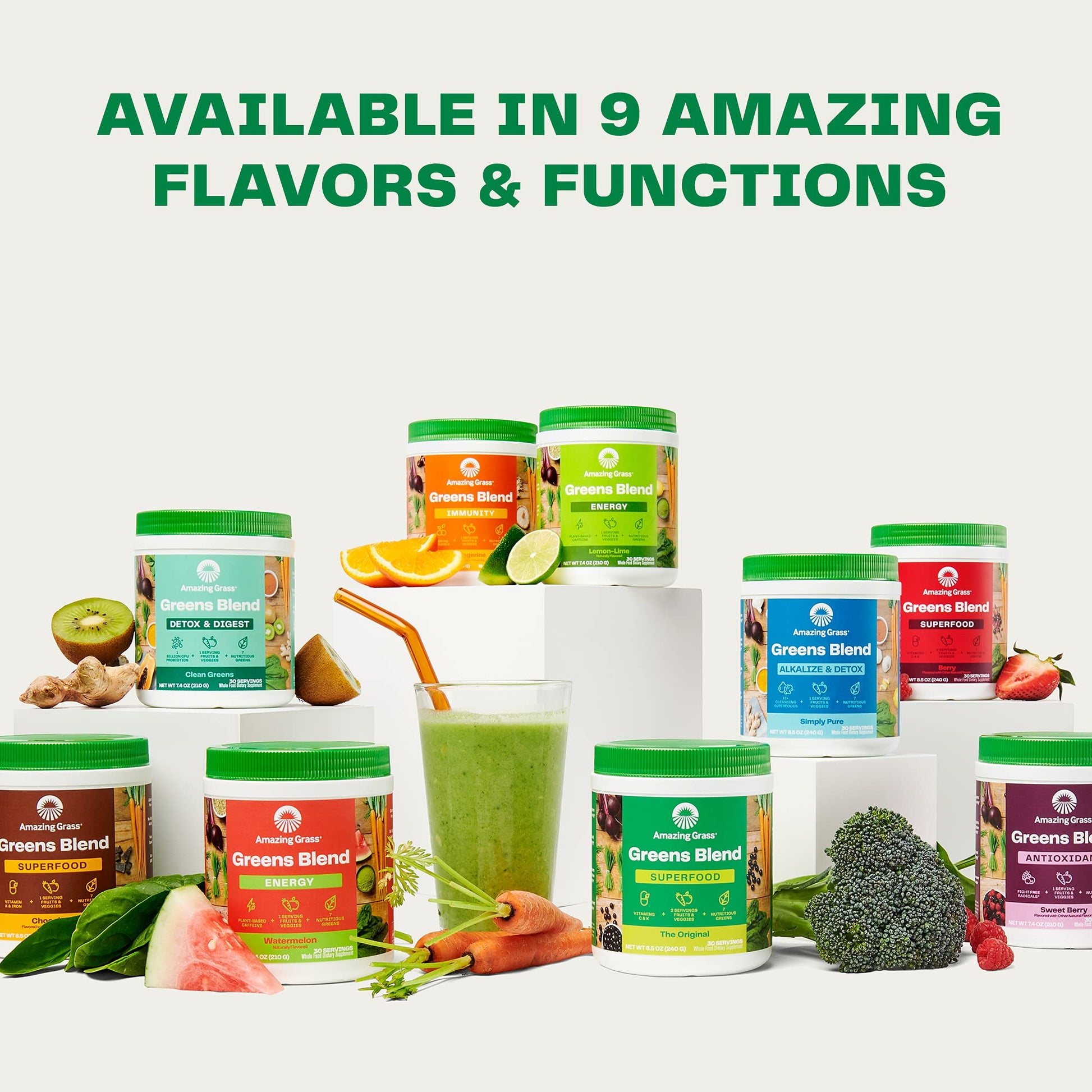 Amazing Grass Greens Blend Superfood: Super Greens Powder Smoothie Amazing Grass buy supplements canada