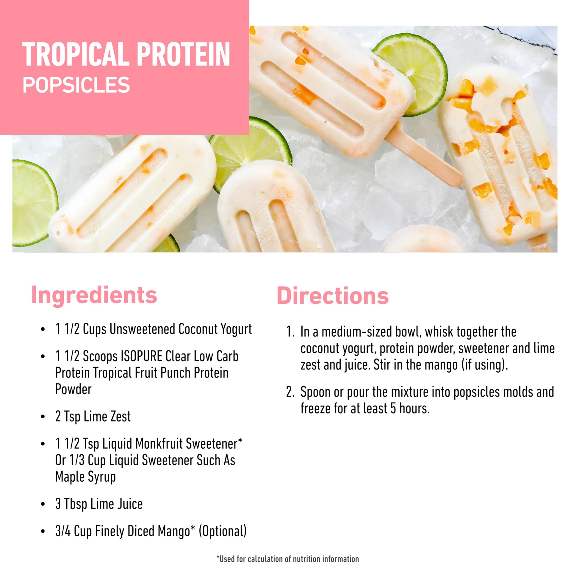 Isopure Clear Whey Isolate Protein Powder, Lactose Free, Gluten Free, Naturally Flavored, Tropical Punch, 20g Protein Per Serving, 14.1 Oz, 16 Servings (Packaging May Vary) Isopure buy supplements canada
