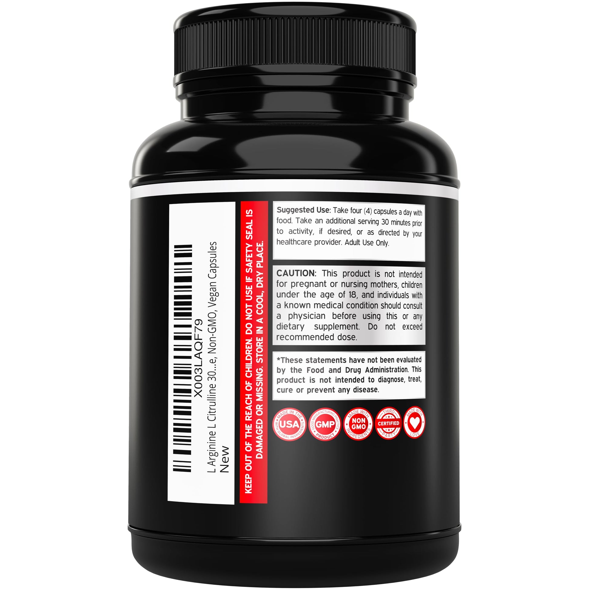 L Arginine L Citrulline Supplement 3000mg (240 Capsules) Nitric Oxide Pills for Men - Stamina, Endurance, Performance for Workouts - NO Supplements for Men DORADO NUTRITION buy supplements canada