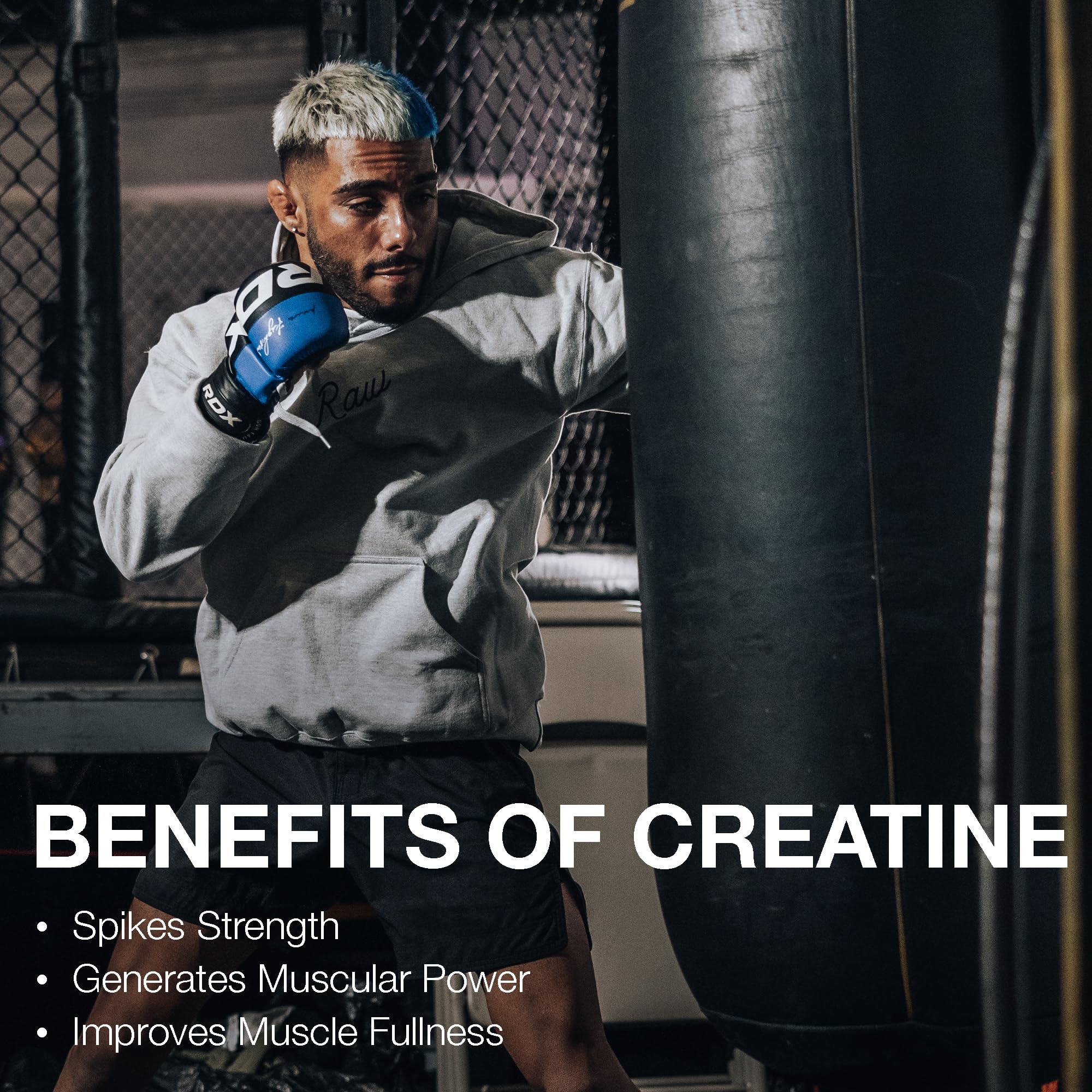 RAW Nutrition Creatine Monohydrate Powder, Unflavored (30 Servings) - Micronized Creatine Monohydrate Supplement for Workout Performance, Build Muscle & Strength RAW buy supplements canada