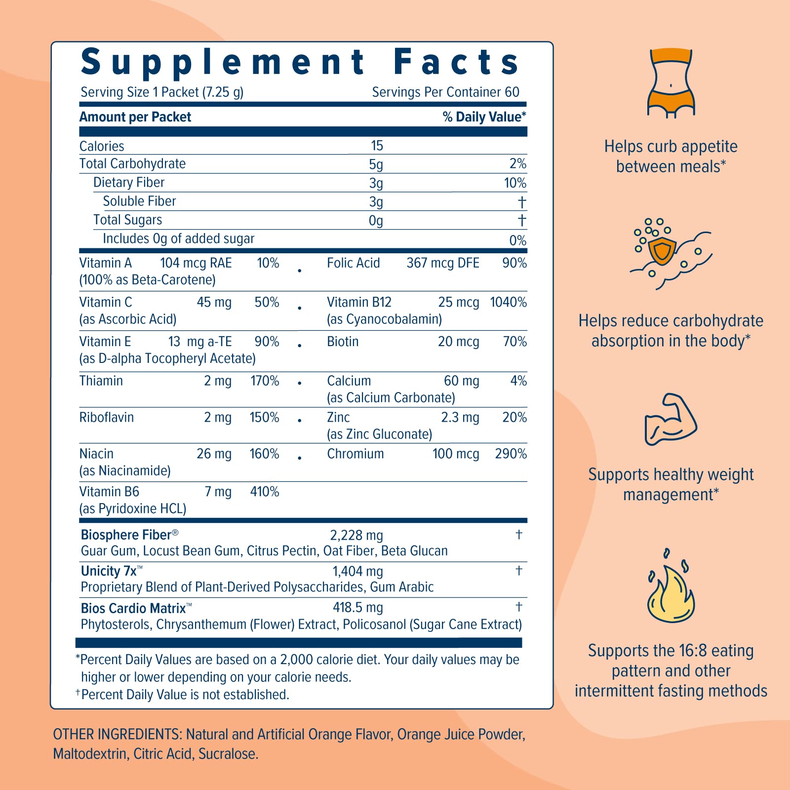 UNICITY BALANCE ORANGE - Stay Full Longer by Slowing Carbohydrate Absorption Unicity buy supplements canada