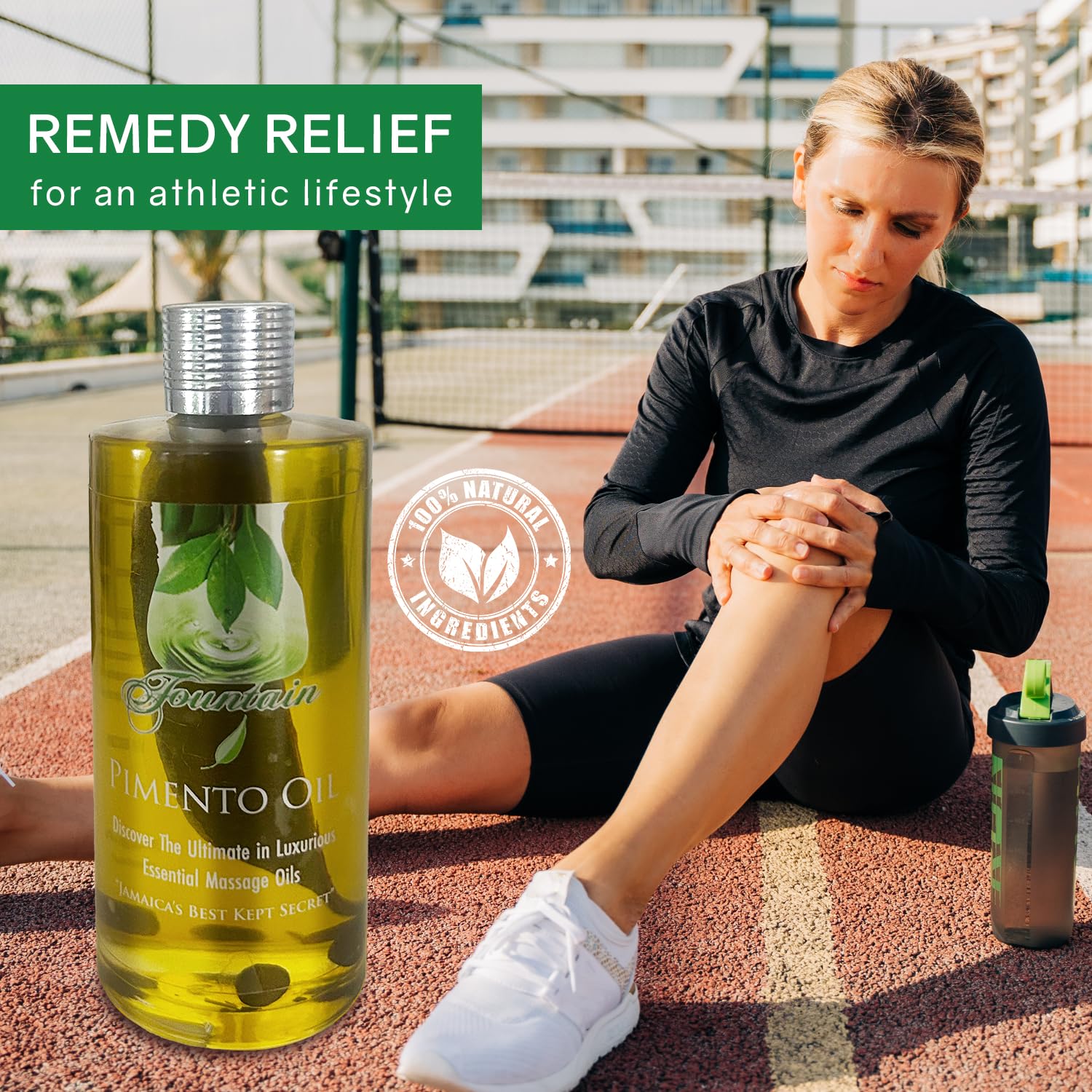 Fountain Pimento Oil 3.5oz for Natural Massage Therapy, Muscle Relief Oil Fountain buy supplements canada
