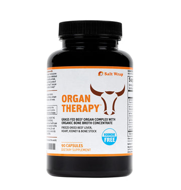 SaltWrap Organ Therapy - Grass Fed Beef Organ Meat Complex Supplement with Organic SaltWrap buy supplements canada