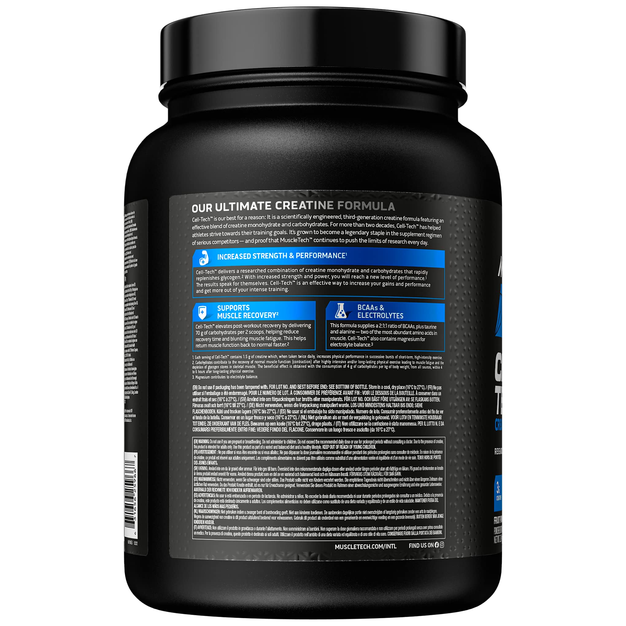 MuscleTech CellTech Creatine Monohydrate Powder, Post Workout Recovery Drink Muscletech buy supplements canada