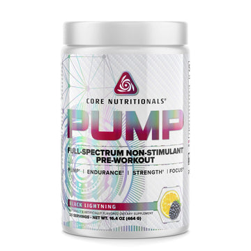 Core Nutritionals Pump Full-Spectrum Non-Stimulant Pre-Workout, with N03T Nitrate Core Nutritionals buy supplements canada