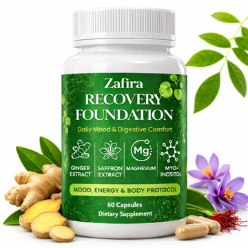 DYDUON Zafira Recovery Foundation Capsules – Mental Clarity, Hair & Mood Support, Natural Herbal Formula with Saffron Extract, Ginger Extract, L-Theanine, Myo-Inositol, Non-GMO, 60 Capsules DYDUON buy supplements canada