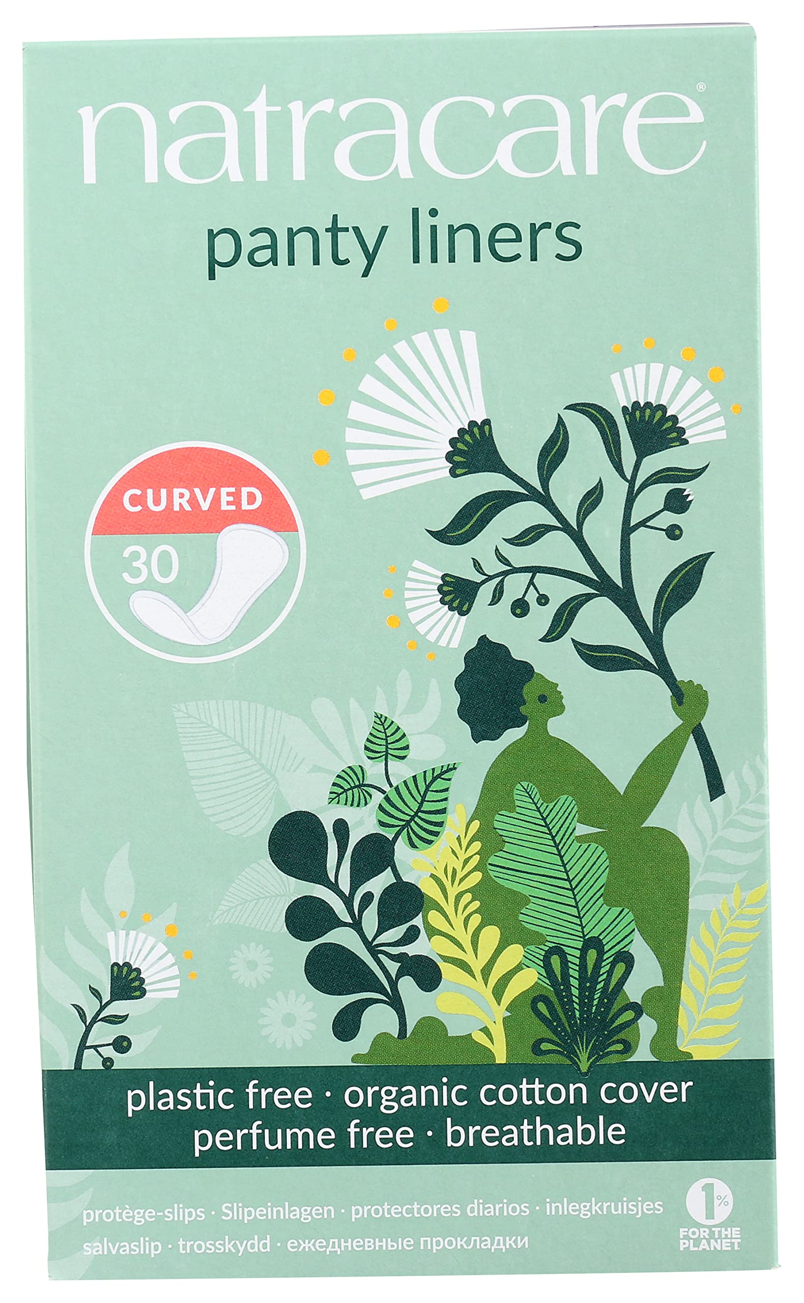 Natracare Natural Organic Curved Panty Liners, with Certified Organic Cotton, Ecologically Certified NATRACARE buy supplements canada