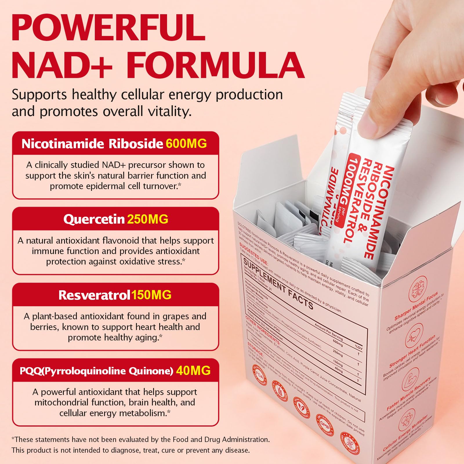 bnHUlMXw NAD Liquid Supplement,1000mg Premium Nicotinamide Riboside & Resveratrol,NAD+ Berry Flavor Drink Mix for Skin Aging Support,Boosts Cellular Energy – NAD Supplements for Men & Women,30 Packs bnHUlMXw buy supplements canada
