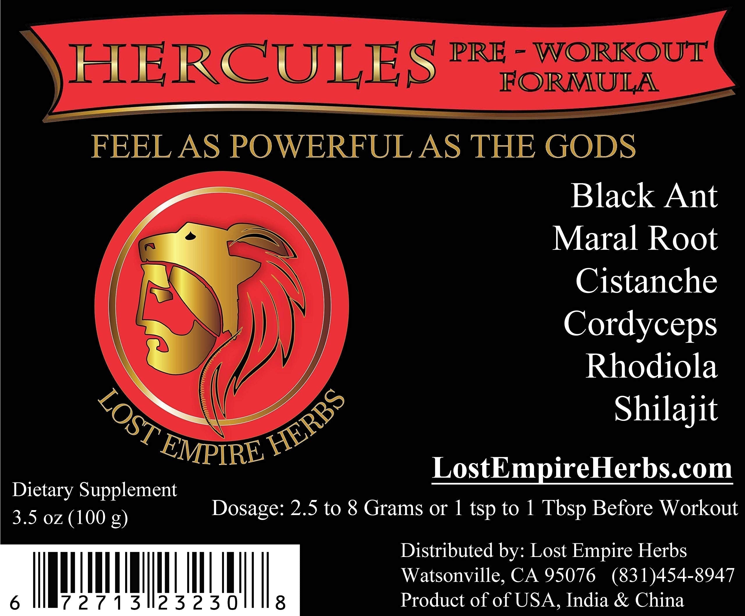 Lost Empire Herb's Pre Workout Herbal Supplement (Powder ~ 100g) || Premium Grade LOST EMPIRE HERBS UNLEASH THE POWER OF NATURE buy supplements canada