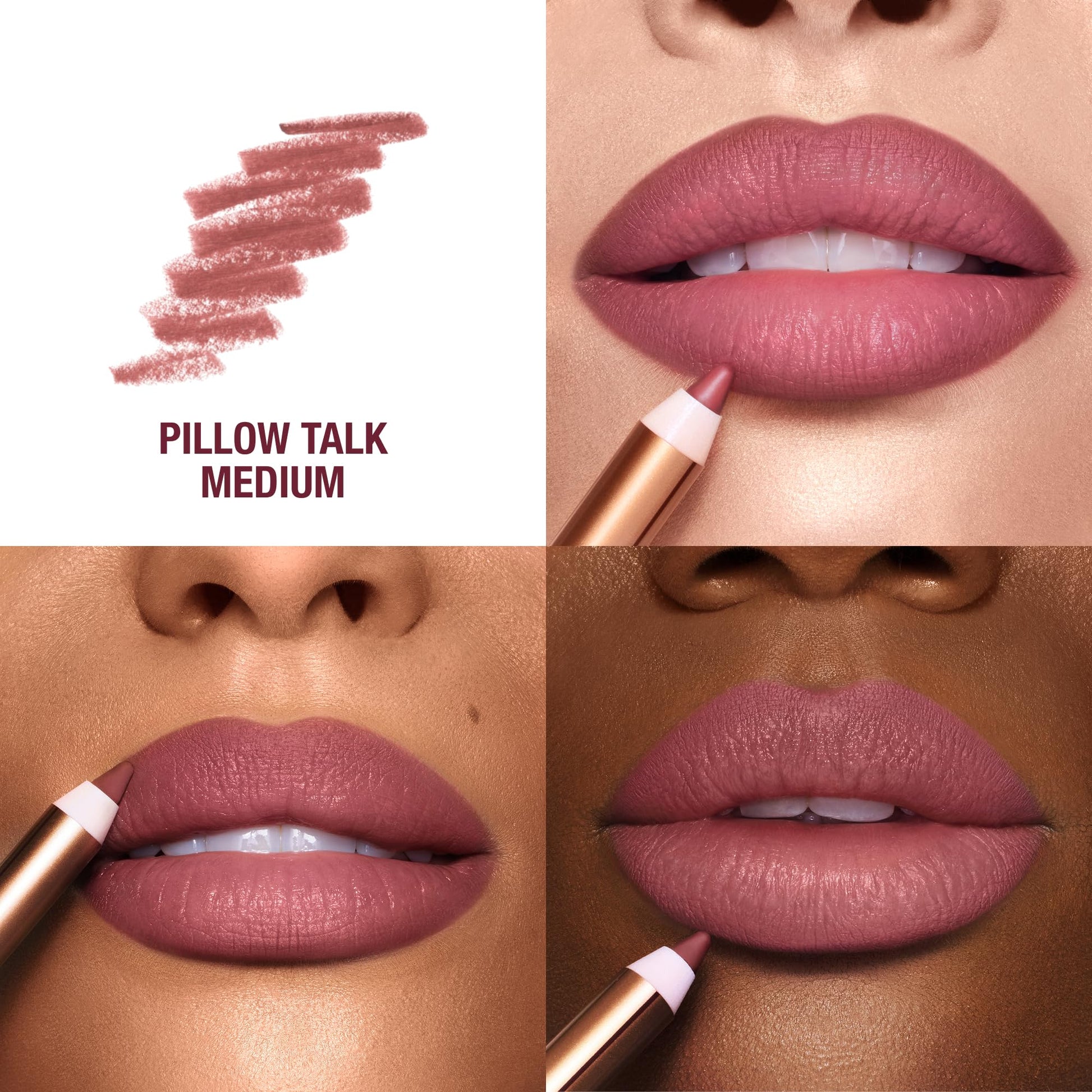 Charlotte Tilbury Lip Cheat Lip Liner Pencil - Gives Lips a Fuller-Looking, Defined Pout - Enriched with Jojoba Oil & Hyaluronic Acid - Waterproof, Smudge-Proof & Transfer-Proof - Pillow Talk Medium Charlotte Tilbury buy supplements canada