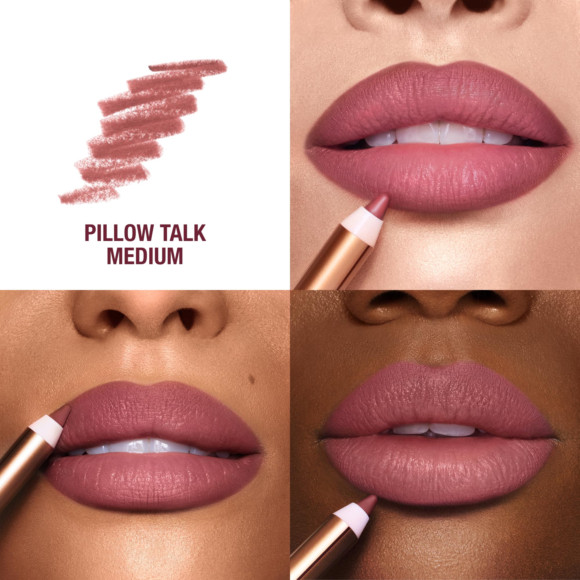 Charlotte Tilbury Lip Cheat Lip Liner Pencil - Gives Lips a Fuller-Looking, Defined Pout - Enriched with Jojoba Oil & Hyaluronic Acid - Waterproof, Smudge-Proof & Transfer-Proof - Pillow Talk Medium Charlotte Tilbury buy supplements canada