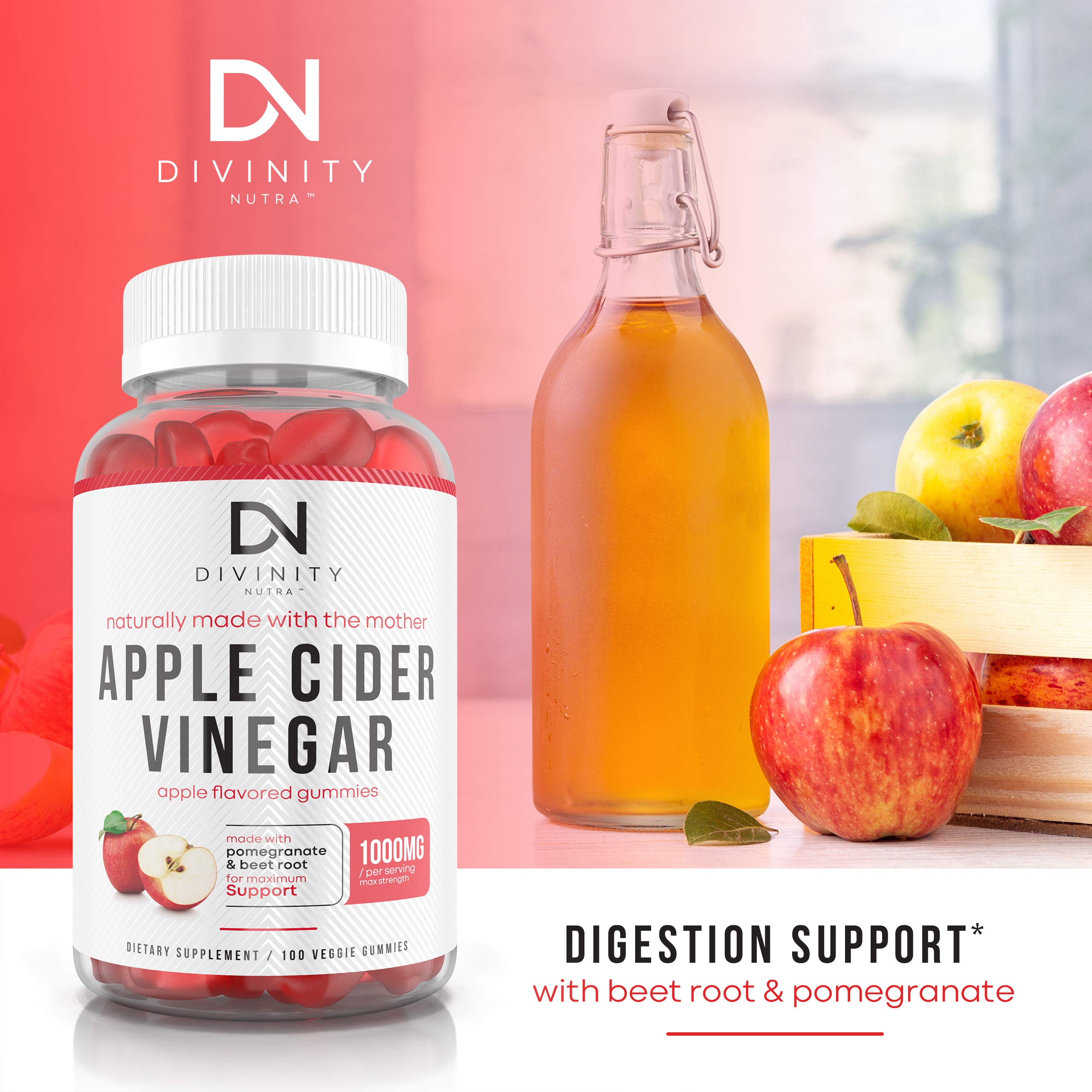 Apple Cider Vinegar Gummies for Weight Loss - Nutritional Supplement for Detox, Cleanse Divinity Nutra buy supplements canada