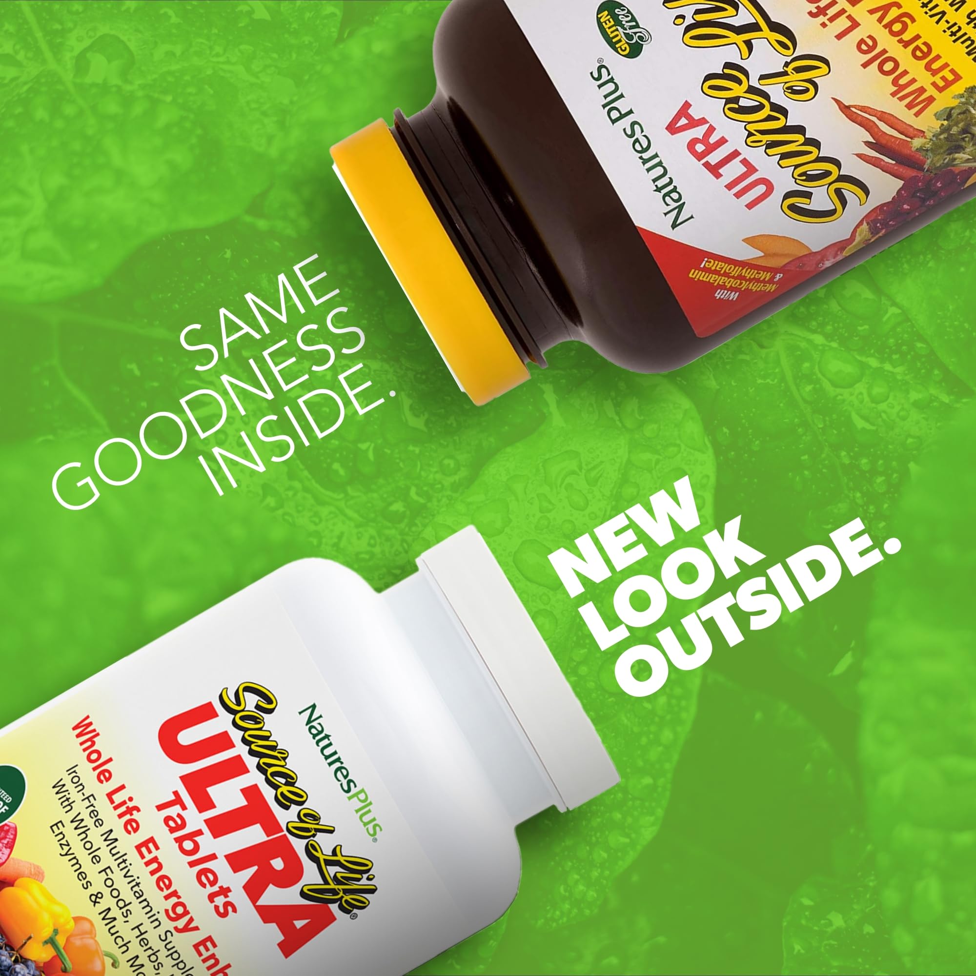 NaturesPlus Ultra Source of Life No-Iron Multivitamin - 180 Tablets - Supports Immune Health, Energy & Overall Well-Being - with Lutein & Vitamin D3 - Vegetarian & Gluten Free - 60 Servings NaturesPlus buy supplements canada