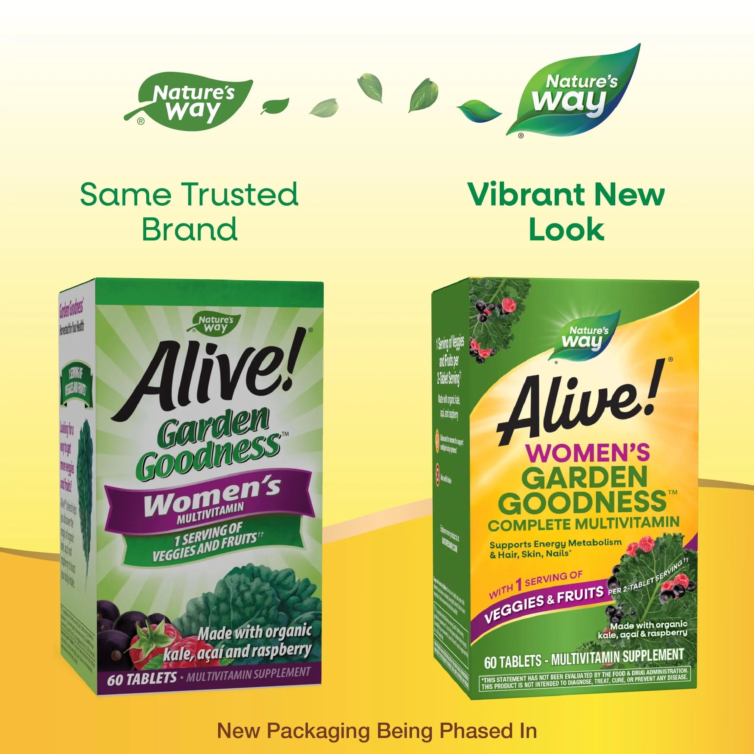 Nature's Way Alive! Garden Goodness Multivitamin for Women, High Potency B-Vitamins to Support Cellular Energy Nature's Way buy supplements canada
