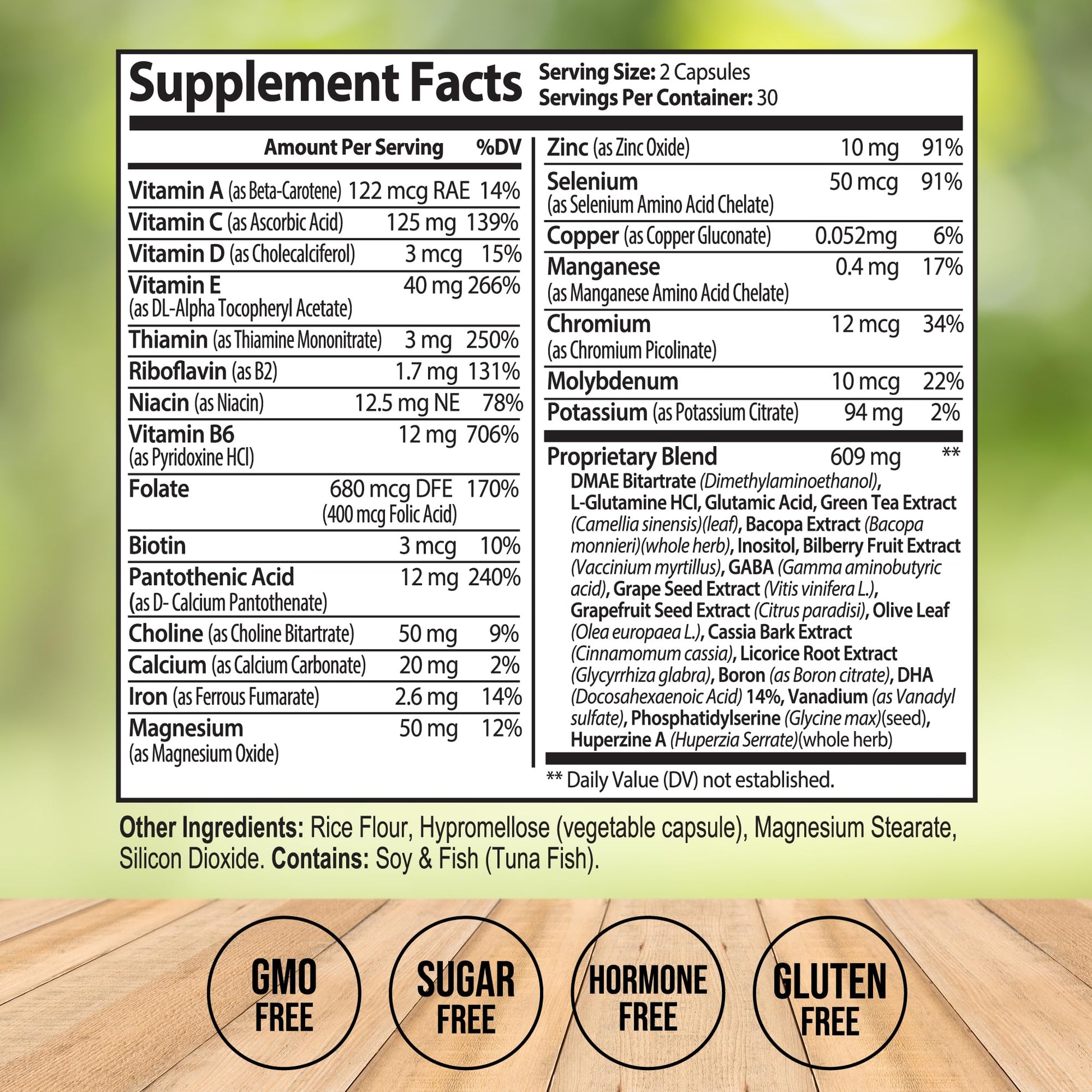 Neuro Plus Brain Supplement - Nootropic for Memory, Focus & Clarity - Neuro Brain and Focus Supplement with Bacopa Monnieri & DHA - Cognitive Support Formula - 60 Capsules Vitalize Life buy supplements canada