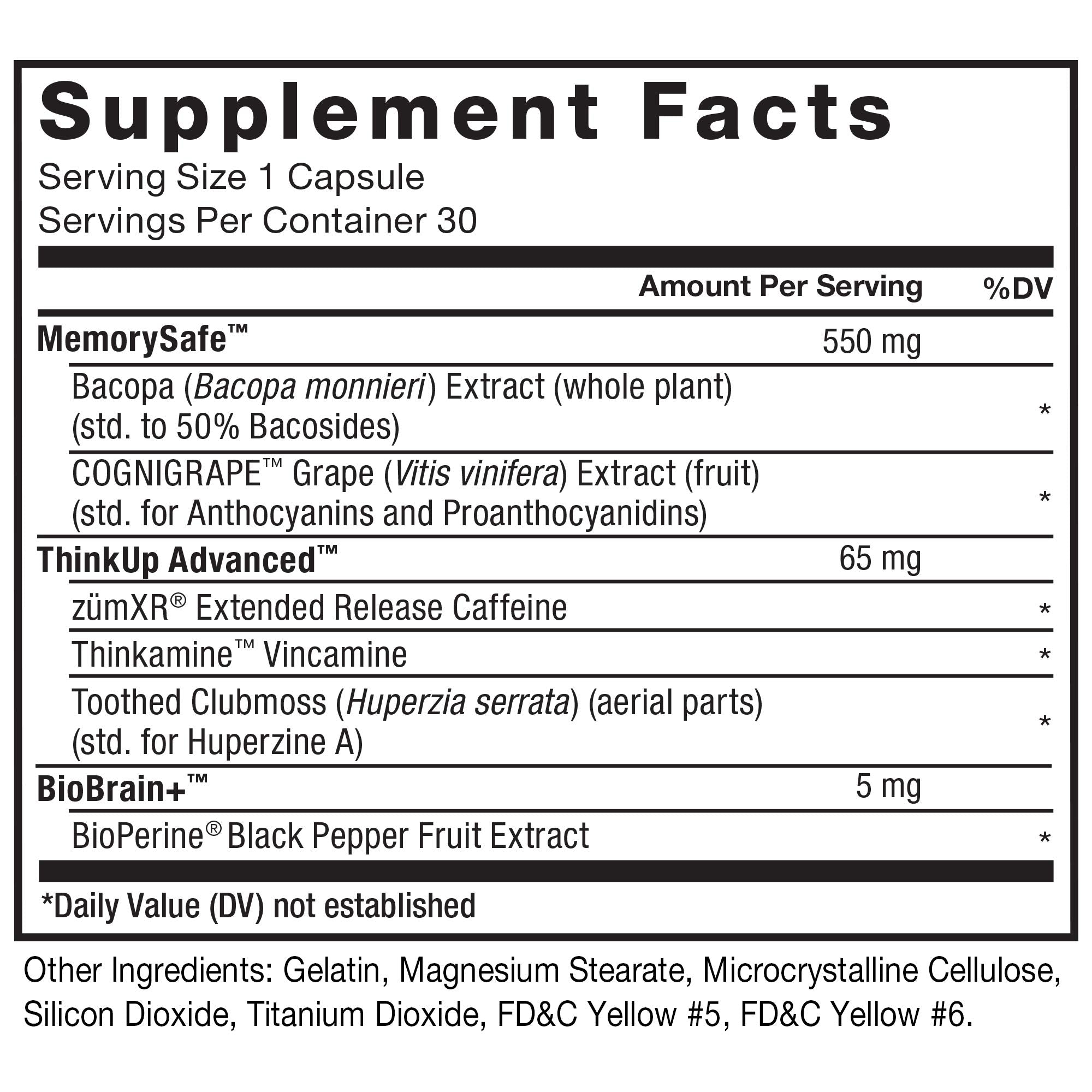 Force Factor Forebrain Nootropic Brain Supplement to Improve Memory, Boost Focus, Increase Mental Energy, and Support Brain Health with Caffeine, Bacopa, and Huperzine A, 30 Capsules Force Factor buy supplements canada