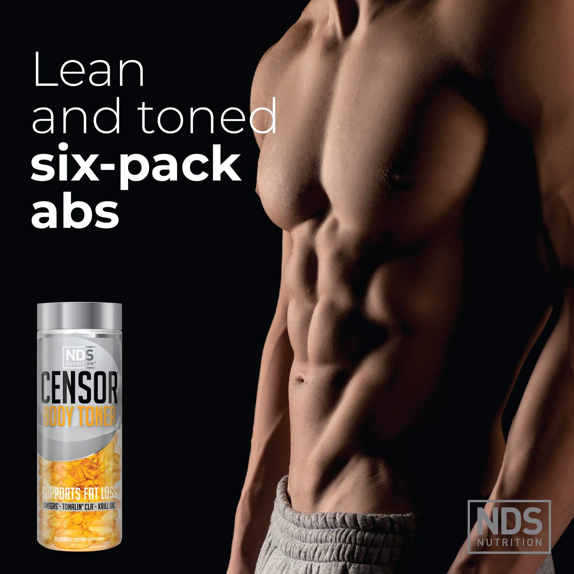 Censor NDS Nutrition Fat Loss and Body Toner with CLA, Fish Oil, Safflower and Omega 3-6-9 Blend Censor buy supplements canada