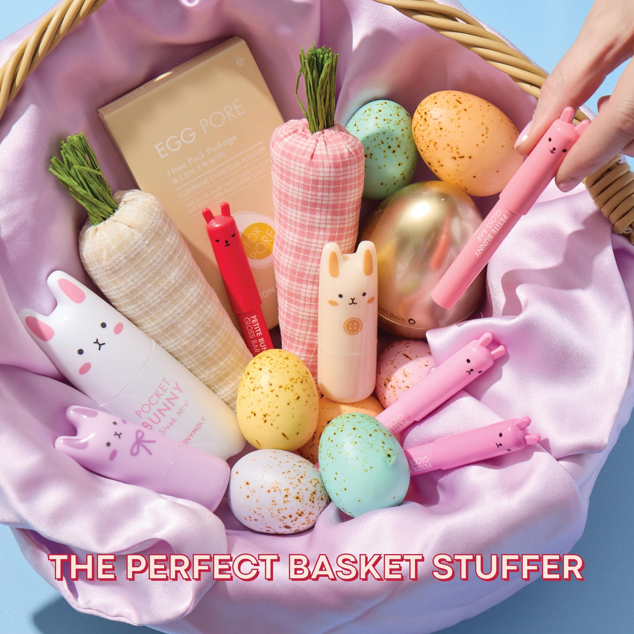 TONYMOLY Petit Bunny Lip Gloss – Easter Basket Stuffer, Cute Bunny Lip Crayon, Hydrating Korean Lip Gloss with Vitamin E for Soft, Juicy Cherry TONYMOLY buy supplements canada