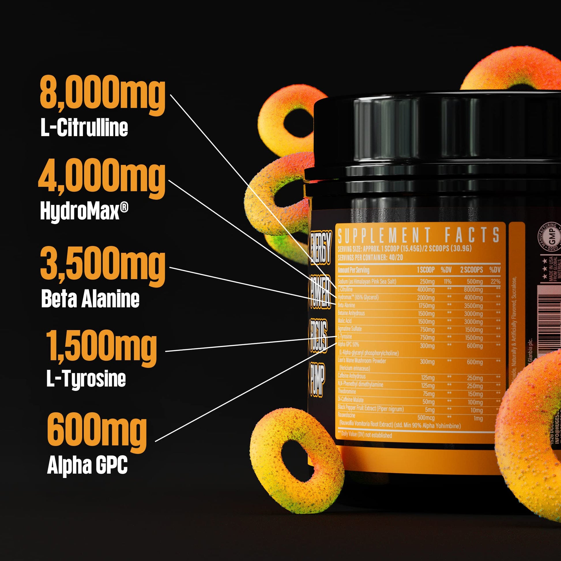 Huge Supplements Wrecked Pre-Workout Powder, 30G+ Ingredients Per Serving to Boost Huge Supplements buy supplements canada
