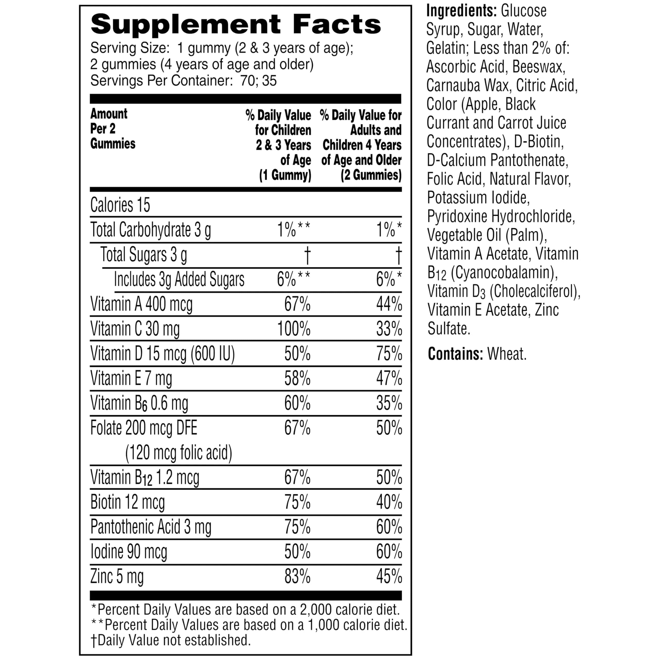 Flintstones Children's Complete Multivitamin Gummies, 70 Count Flintstones Vitamins buy supplements canada