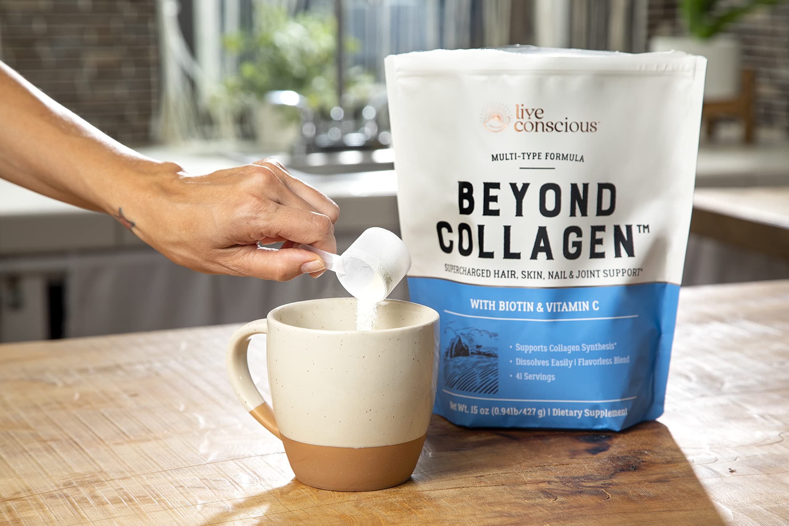 Live Conscious Beyond Collagen Multi Collagen Powder for Women w/Types I, II, III, V & X Live Conscious buy supplements canada
