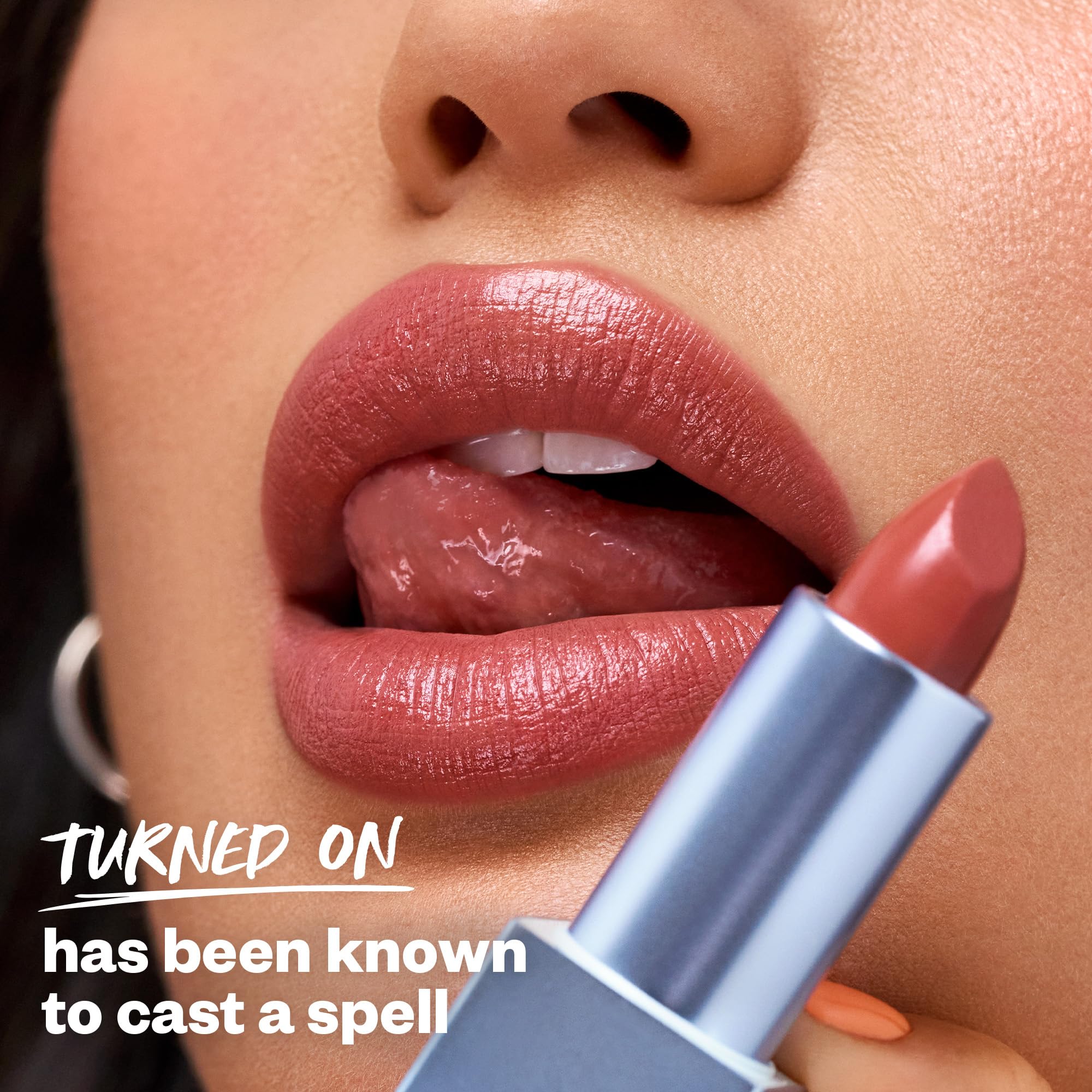Kosas Weightless Lip Color Nourishing Satin Lipstick - High Impact Lip Color with Clean Formula - Comfy Feel & Soft Finish - Turned On Kosas buy supplements canada