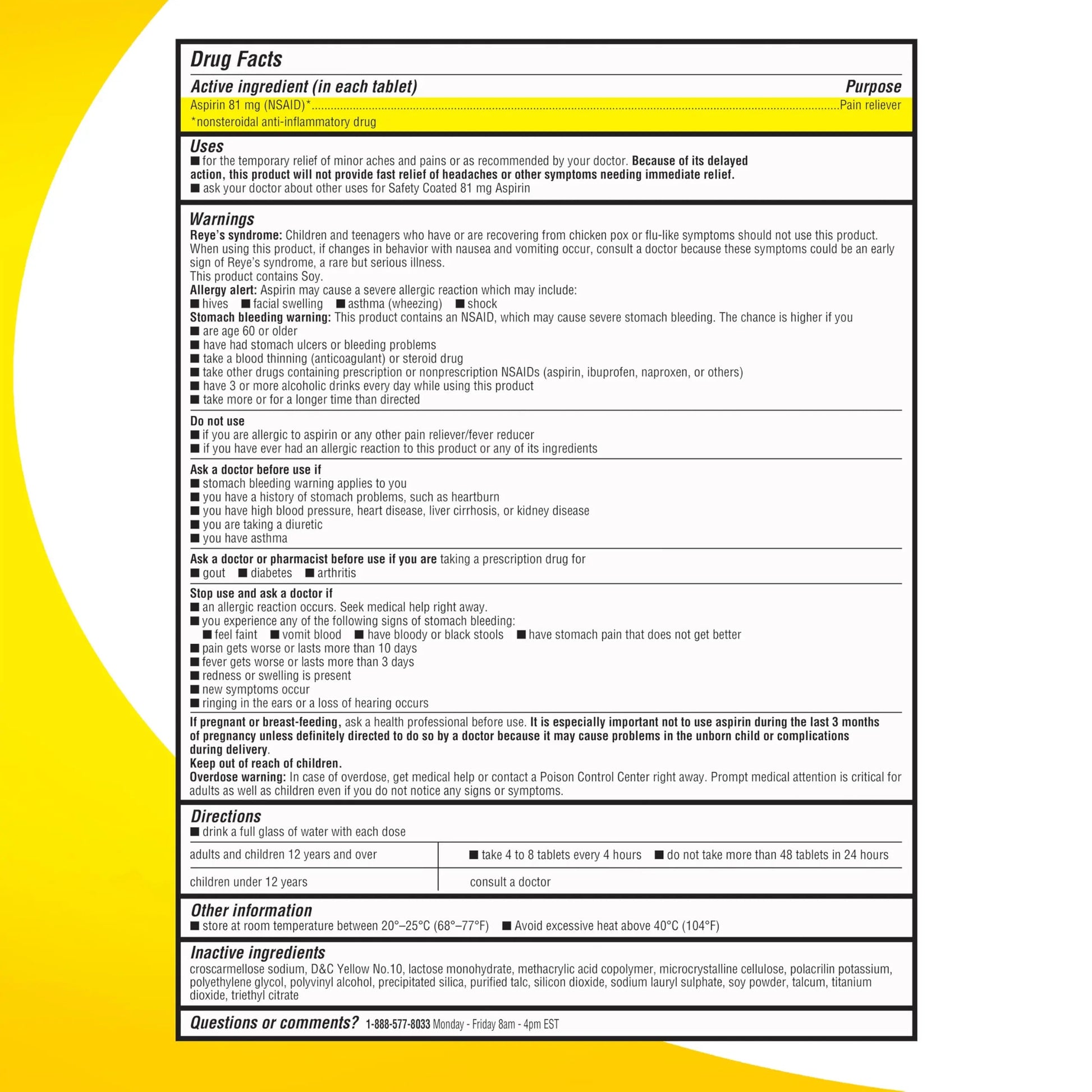 RIGHT REMEDIES Low Dose Aspirin 81mg, Enteric Coated Tablets, NSAID Pain Reliever & Fever Reducer for Adults, Compare to the Active Ingredient in Bayer® Low Dose Aspirin (500ct) RIGHT REMEDIES buy supplements canada