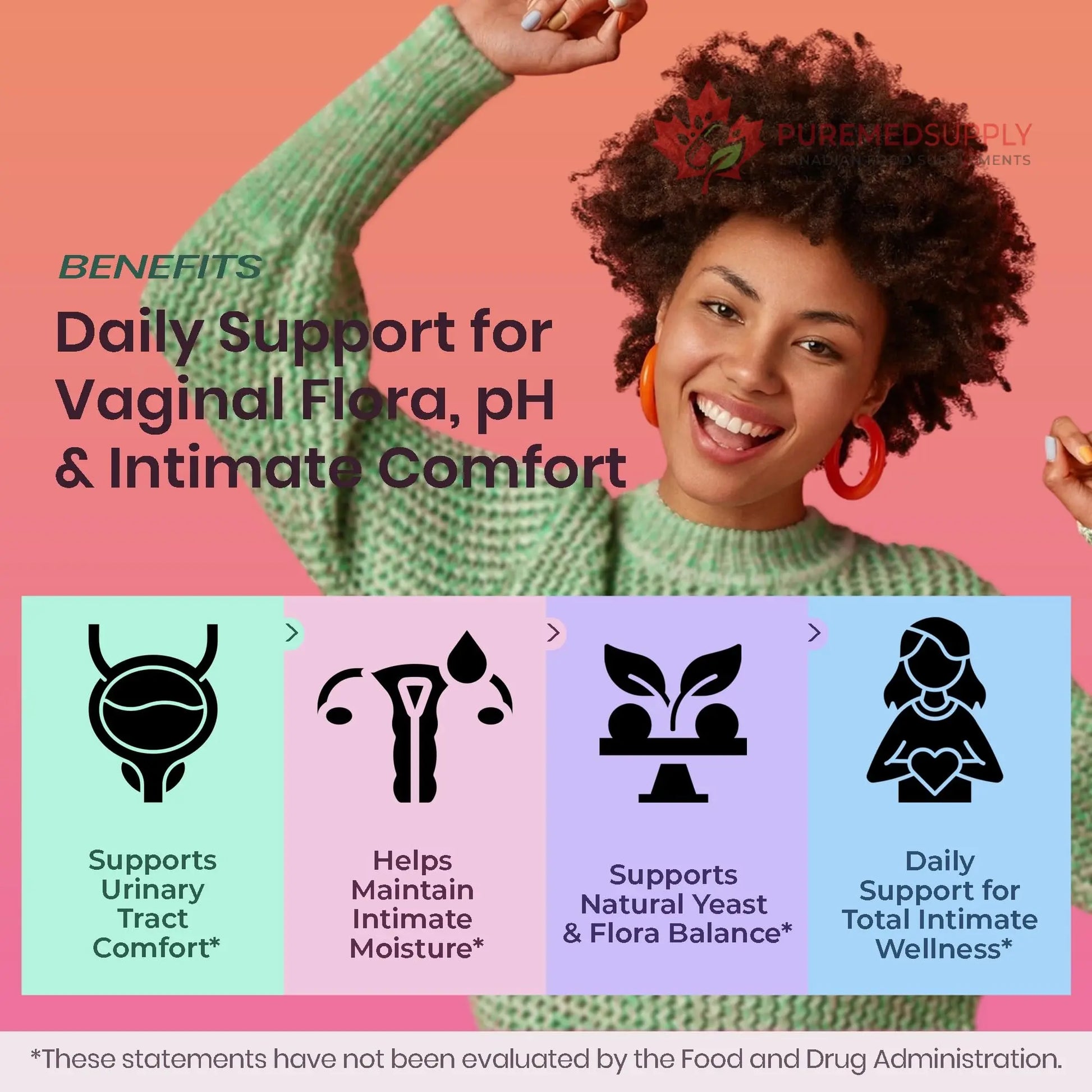 UTI Flora & Odor Pro+ & UTI Yeast & pH Pro+ | Pack of 2 | Vaginal Probiotics for Feminine Hydration & Freshness Support | Third-party Tested, cGMP Facility, Vegan, Non-GMO, Gluten-Free | 60+60 Caps FIRSTORGANIC buy supplements canada