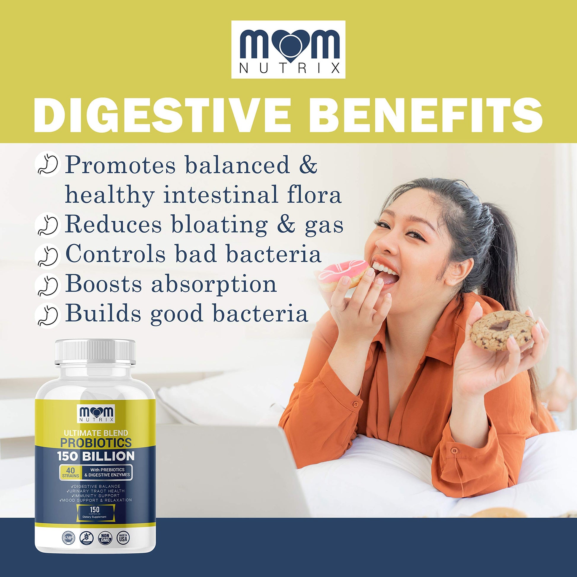 Probiotics 150 Billion CFU - 40 Strain Probiotics for Women, Probiotics for Men and Adults Dr. JOEL'S buy supplements canada