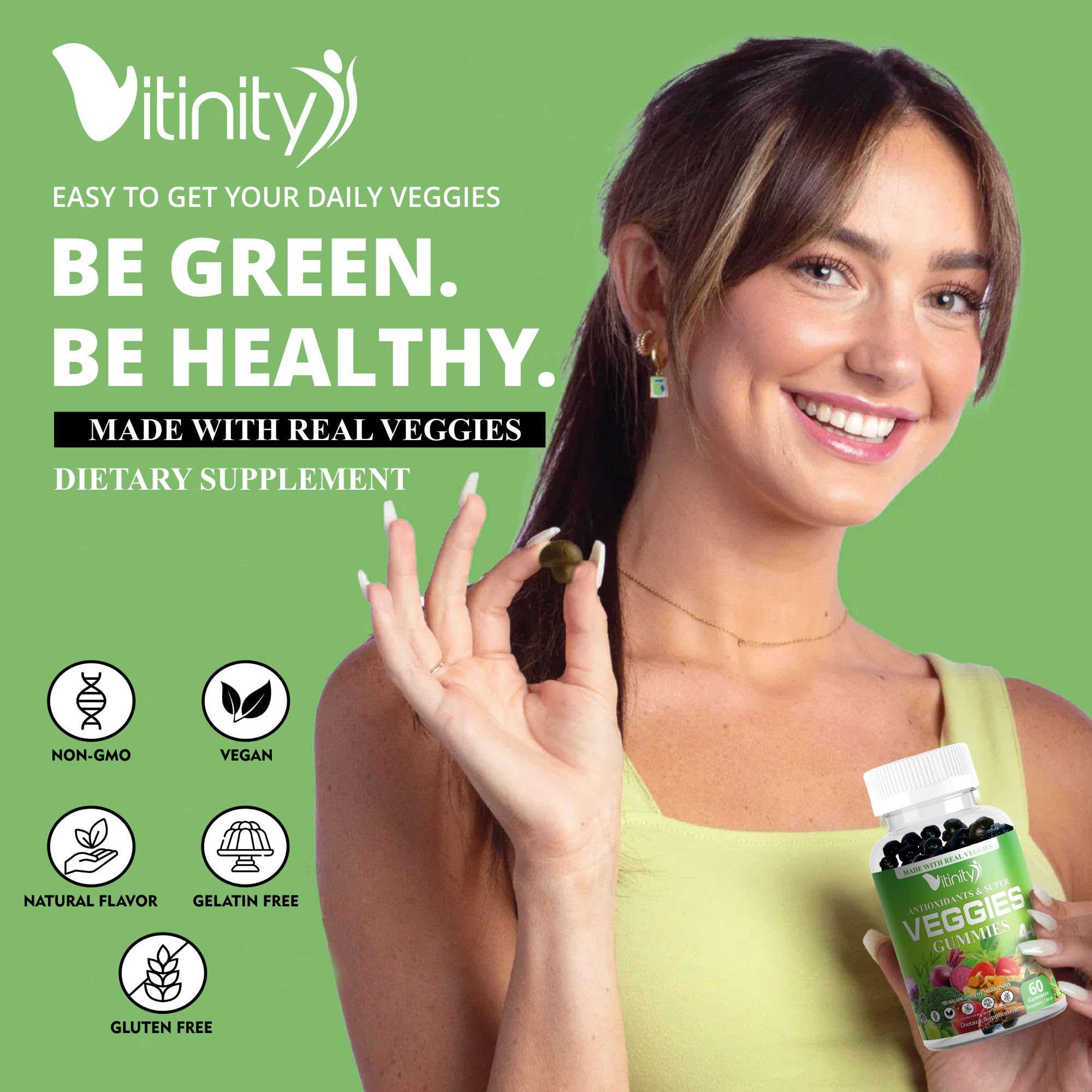 VITINITY Made with Real Super Veggies Delicious Gummy Supplement,Men,Women & Kids VITINITY buy supplements canada
