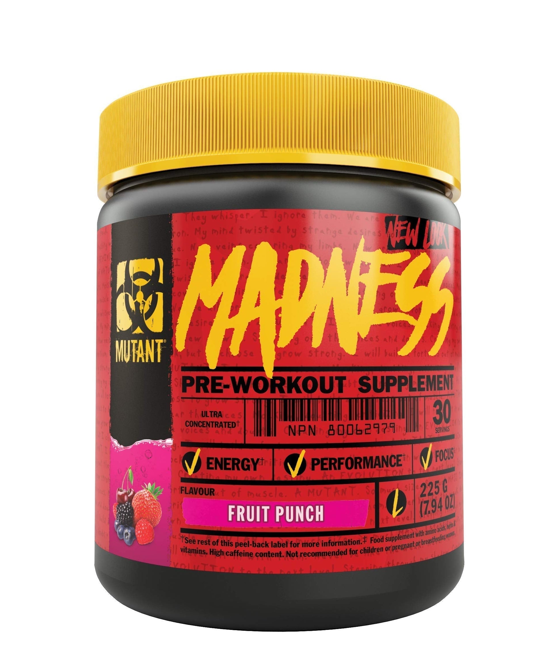 Mutant Madness - Redefines The Pre-Workout Experience and Takes it to a Whole New Mutant buy supplements canada