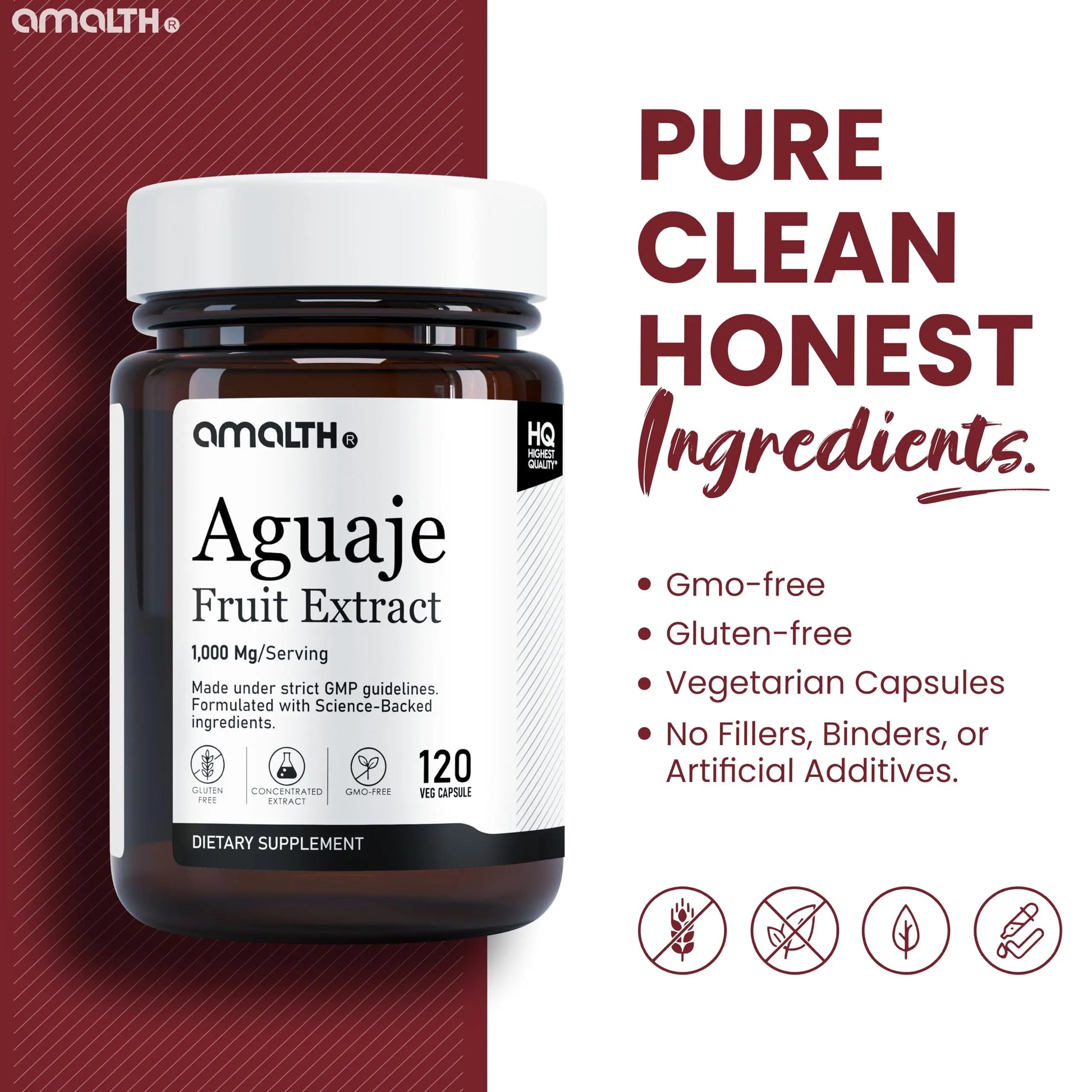 Amalth Aguaje Curves Capsule for Women 1000 mg- Extra Strength from Peru Natural Supplements- 120 Capsules Non- GMO Premium Quality Pills AMALTH buy supplements canada