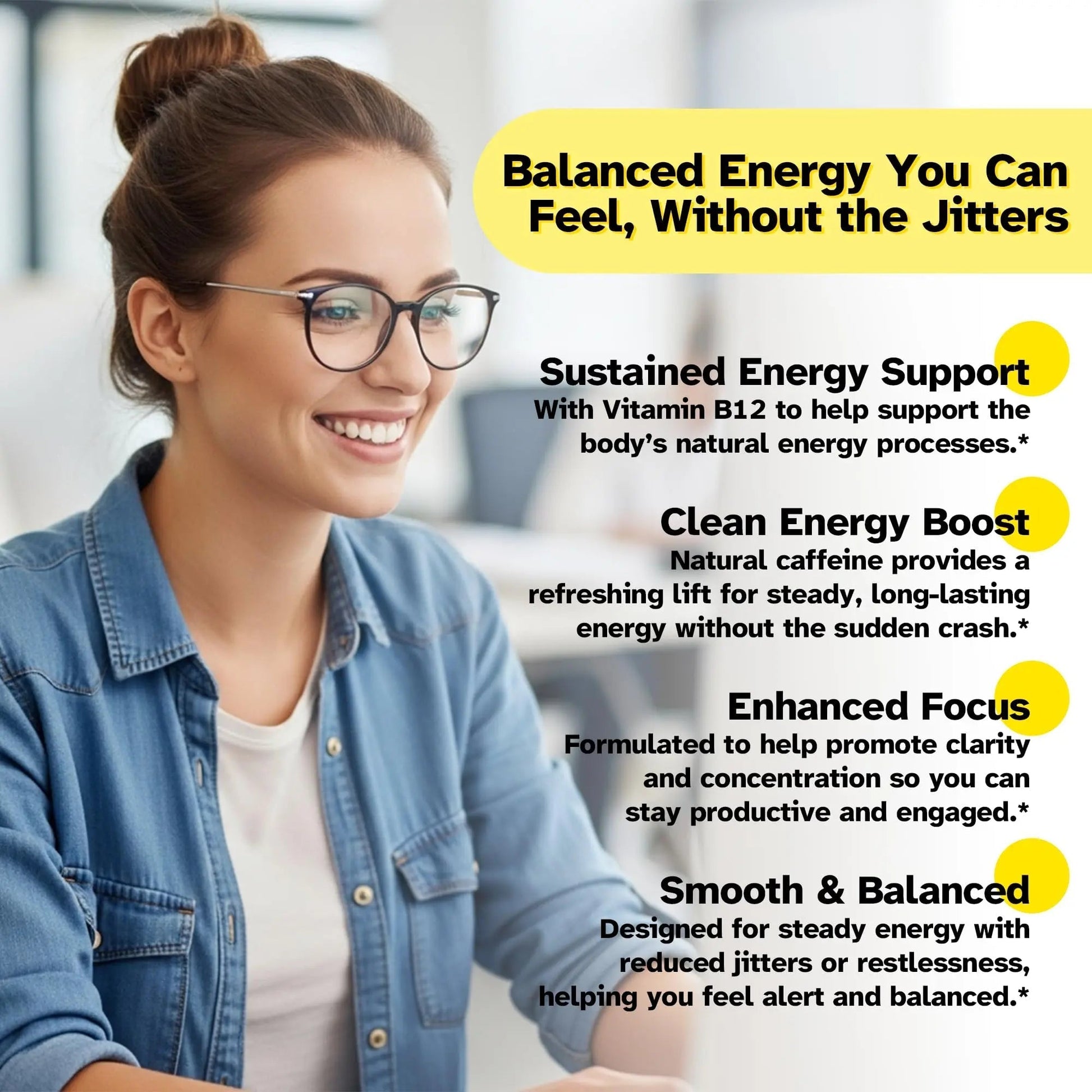 Energy Patches – 30 Plant-Based Patches with Biotin, Caffeine & Ginseng – Gentle Daily Support for Focus, Alertness & Vitality – Vegan Formula, 1 Month Supply Vitalumina buy supplements canada