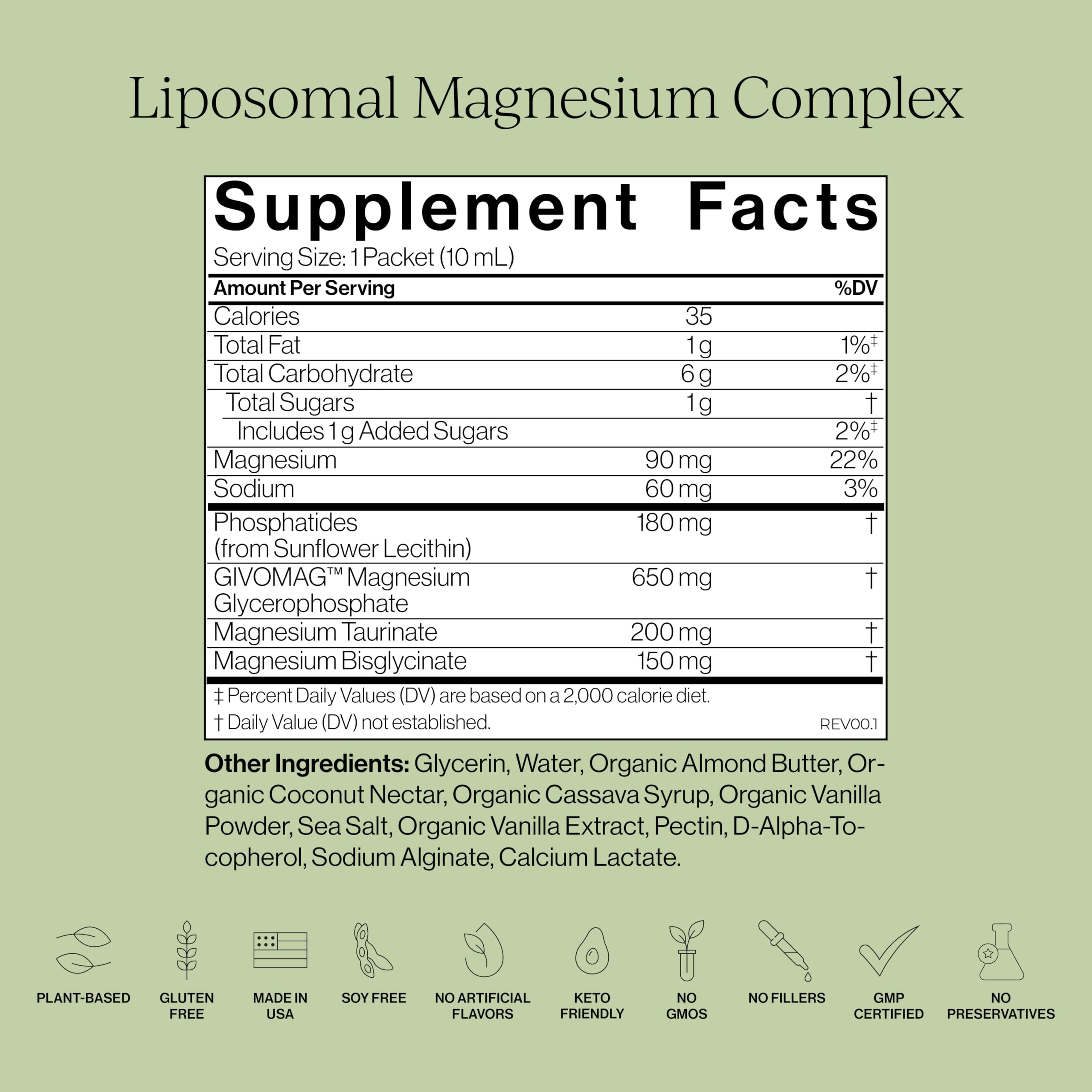 Cymbiotika Liposomal Magnesium Complex – Promotes Relaxation, Restful Sleep, and Heart & Brain Health – Highly Absorbable 3-in-1 Formula CYMBIOTIKA buy supplements canada