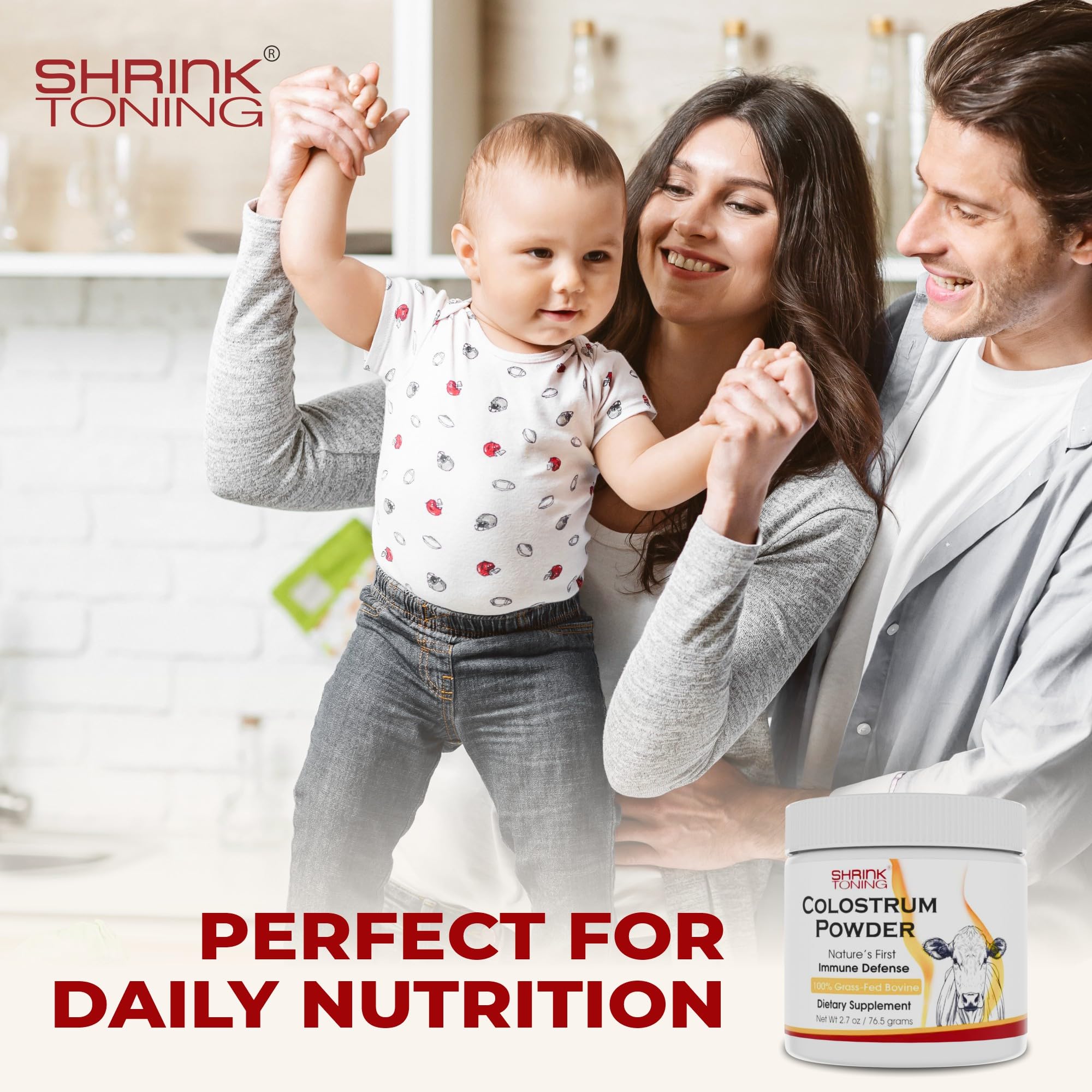 Shrink Colostrum Powder 2.7 oz – Natural Bovine Colostrum Supplement for Overall Health shrink buy supplements canada