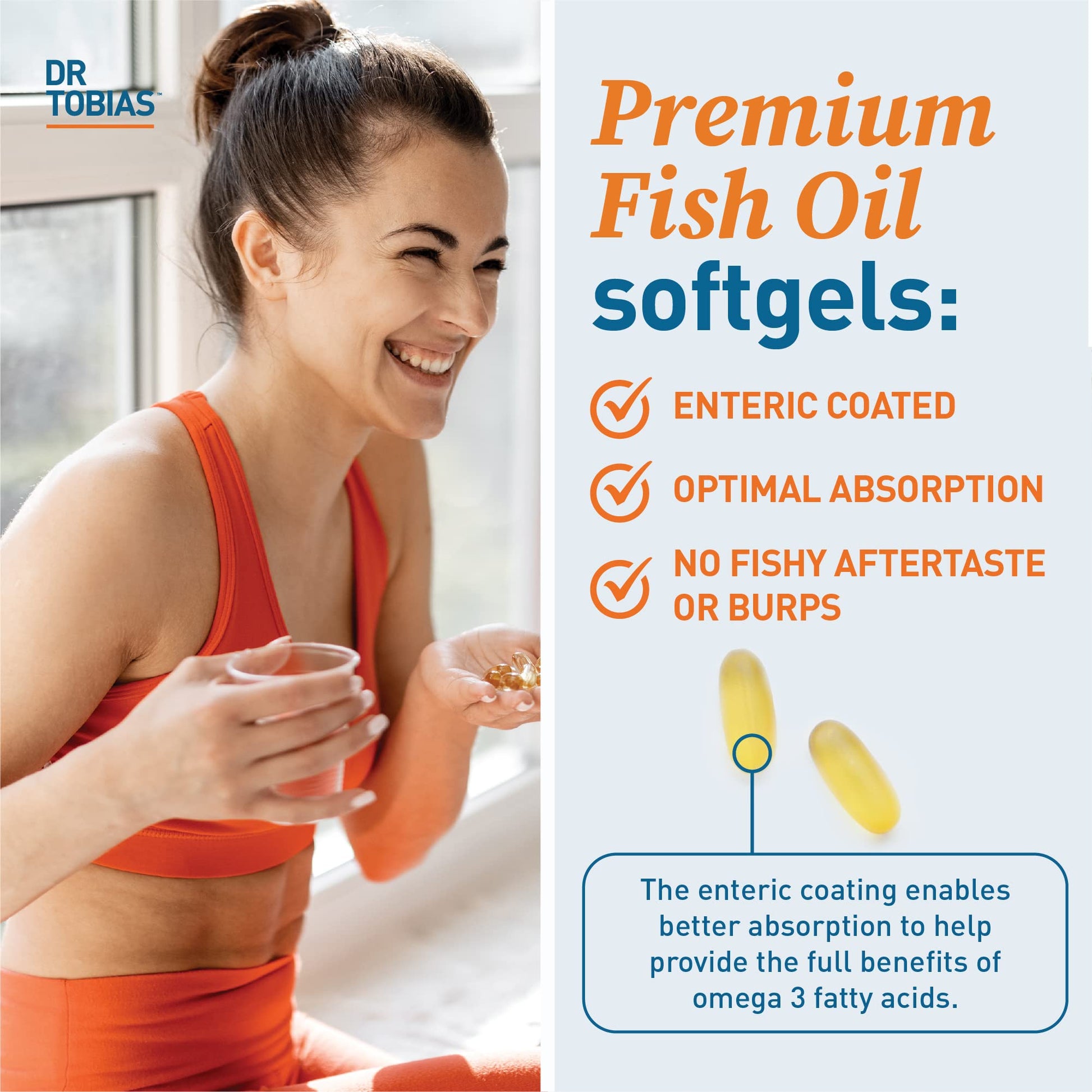 Dr. Tobias Omega 3 Fish Oil, 800 mg EPA 600 mg DHA Omega 3 Supplement for Heart Dr. Tobias buy supplements canada