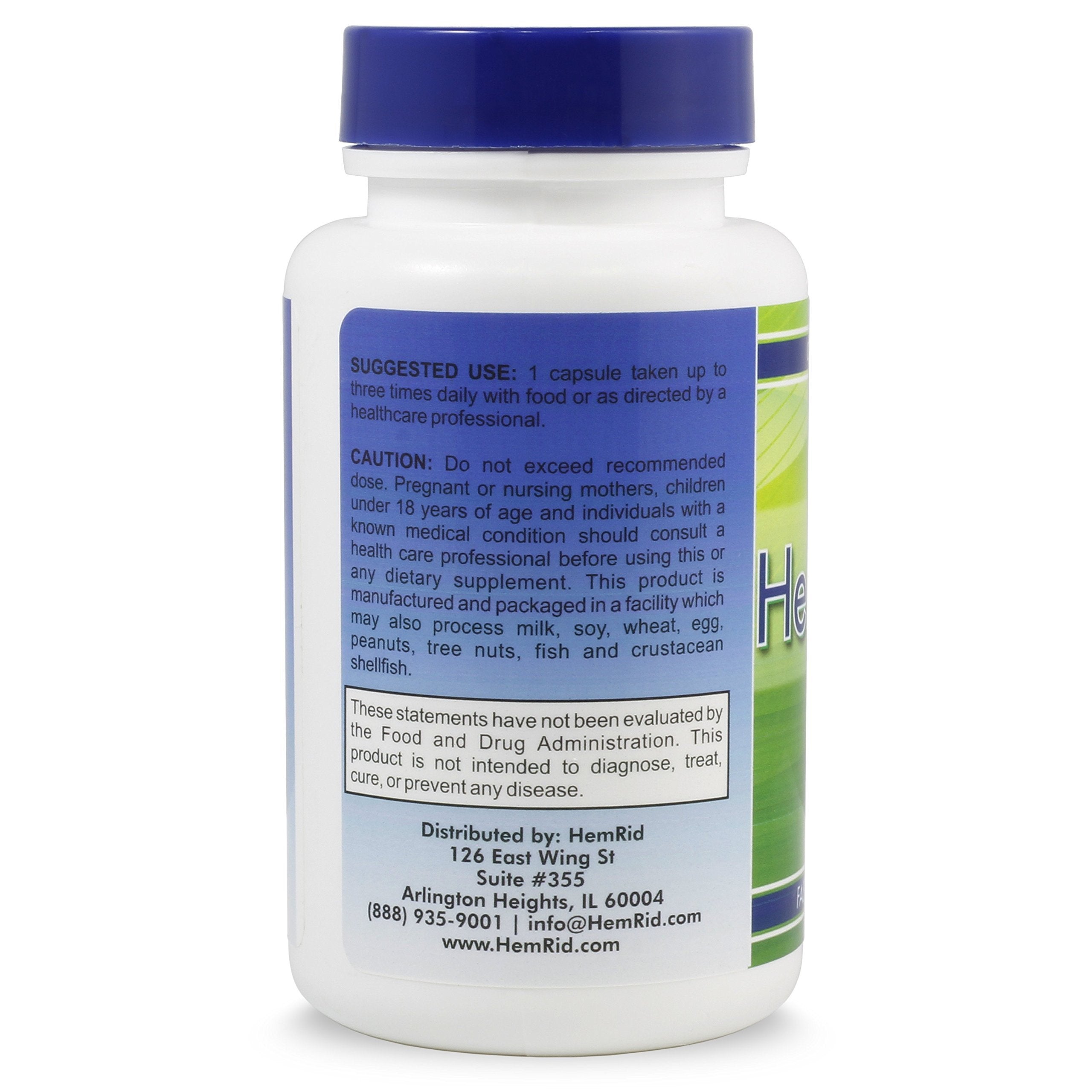 HemRid Best Hemorrhoid Supplement, Reduce Itching, Irritation, Bleeding, Burning in 2-5 Days, Clinically Tested Ingredients Provide Fast Relief in 120 Days HemRid buy supplements canada