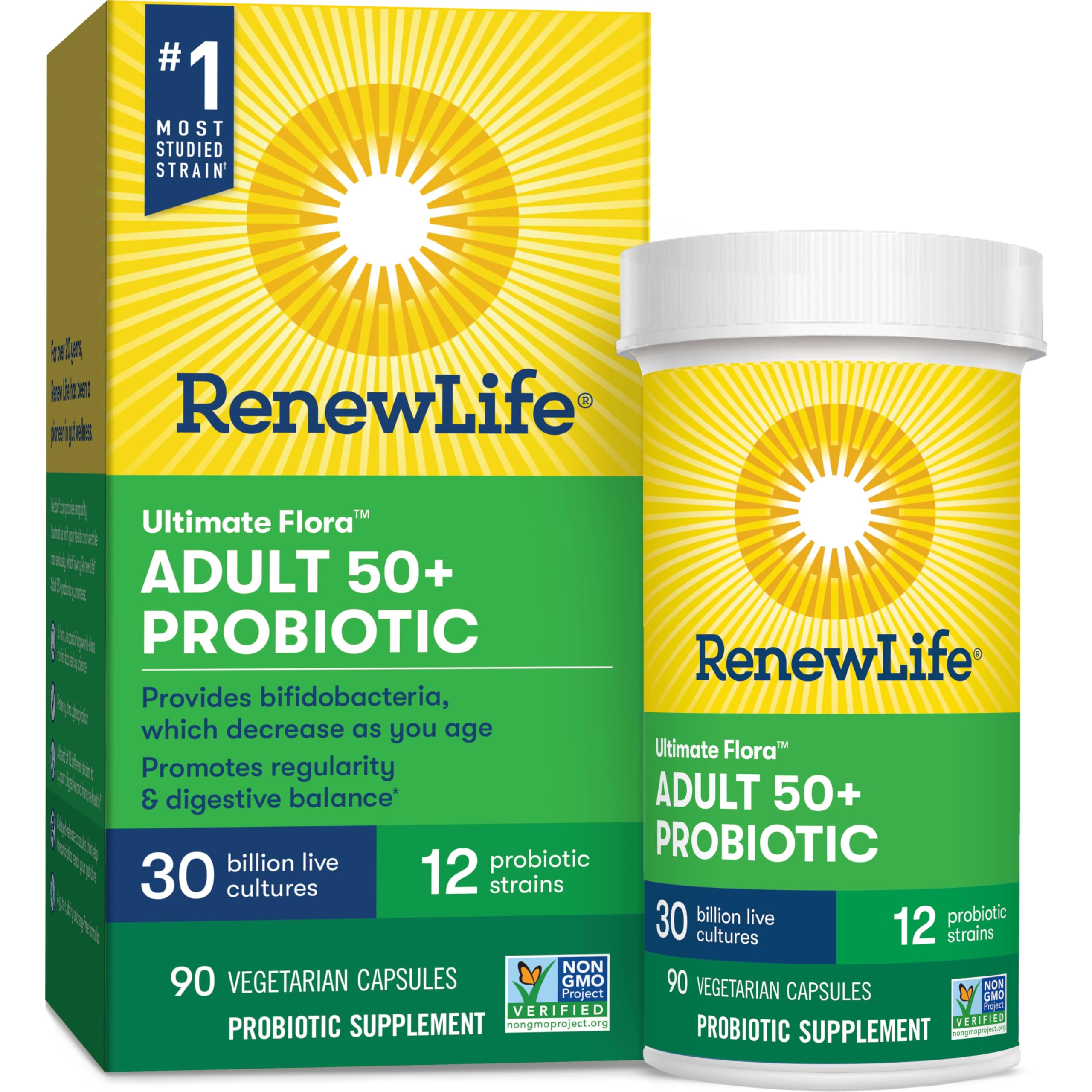 Renew Life Probiotic Adult 50 Plus Probiotic Capsules, Daily Supplement Supports Urinary Renew Life buy supplements canada