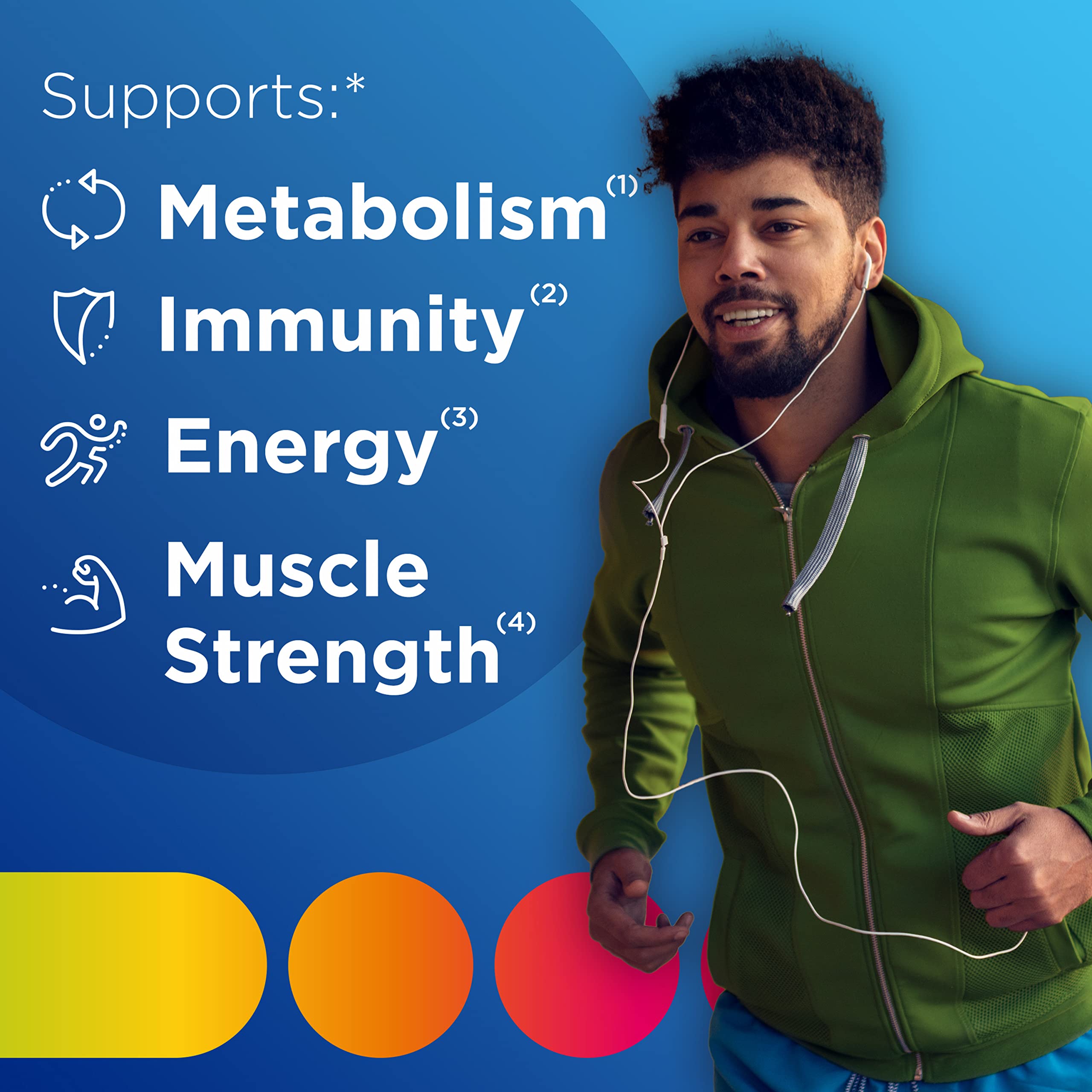 Centrum MultiGummies Gummy Multivitamin for Men, Multivitamin/Multimineral Supplement with Selenium, Antioxidants and Vitamin D3 Centrum buy supplements canada