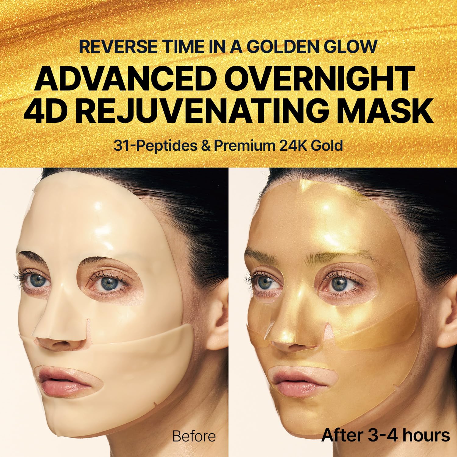 SUNGBOON EDITOR Silk Peptide EGF Intensive Gold Overnight Mask, Hydrating Mask for Glass Skin,31 Multi Peptide(Copper Peptides) SUNGBOON EDITOR buy supplements canada