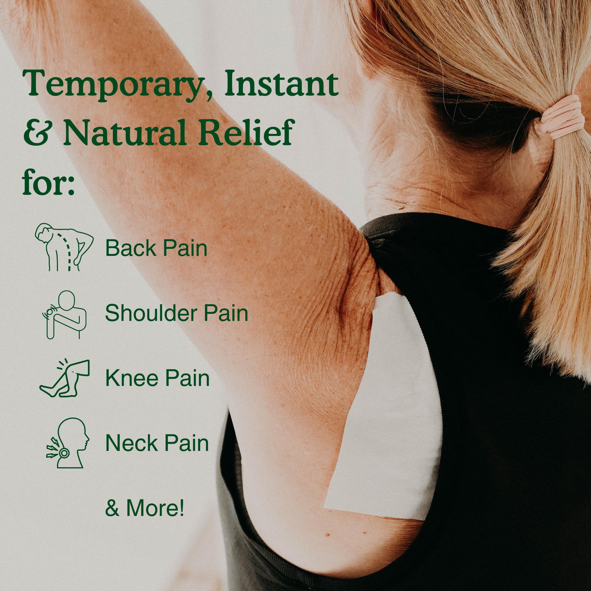 Nature's Willow Natural Pain Relief Patches for Muscles & Joints | Fast-Acting with White Willow Bark | Free from Artificial Fragrances & Dyes | 6 Patches per Pack (3-Pack) Nature's Willow buy supplements canada