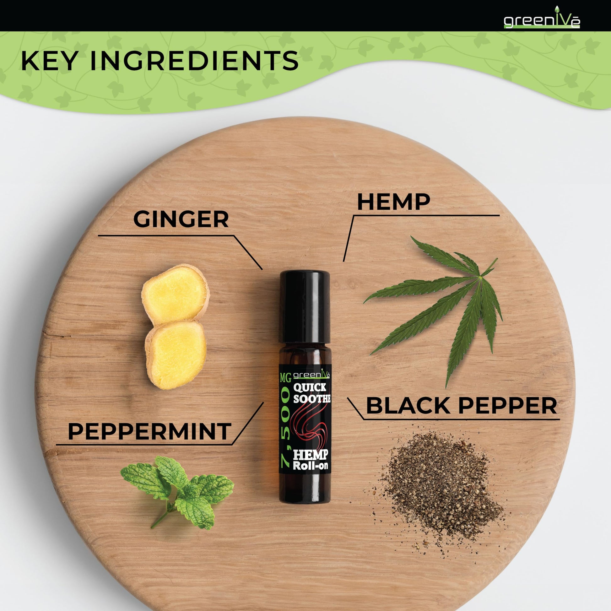 7,500mg Hemp Roll-On Quick Soothe Therapeutic Essential Oil Blend Exclusively on Amazon (1) GreenIVe buy supplements canada